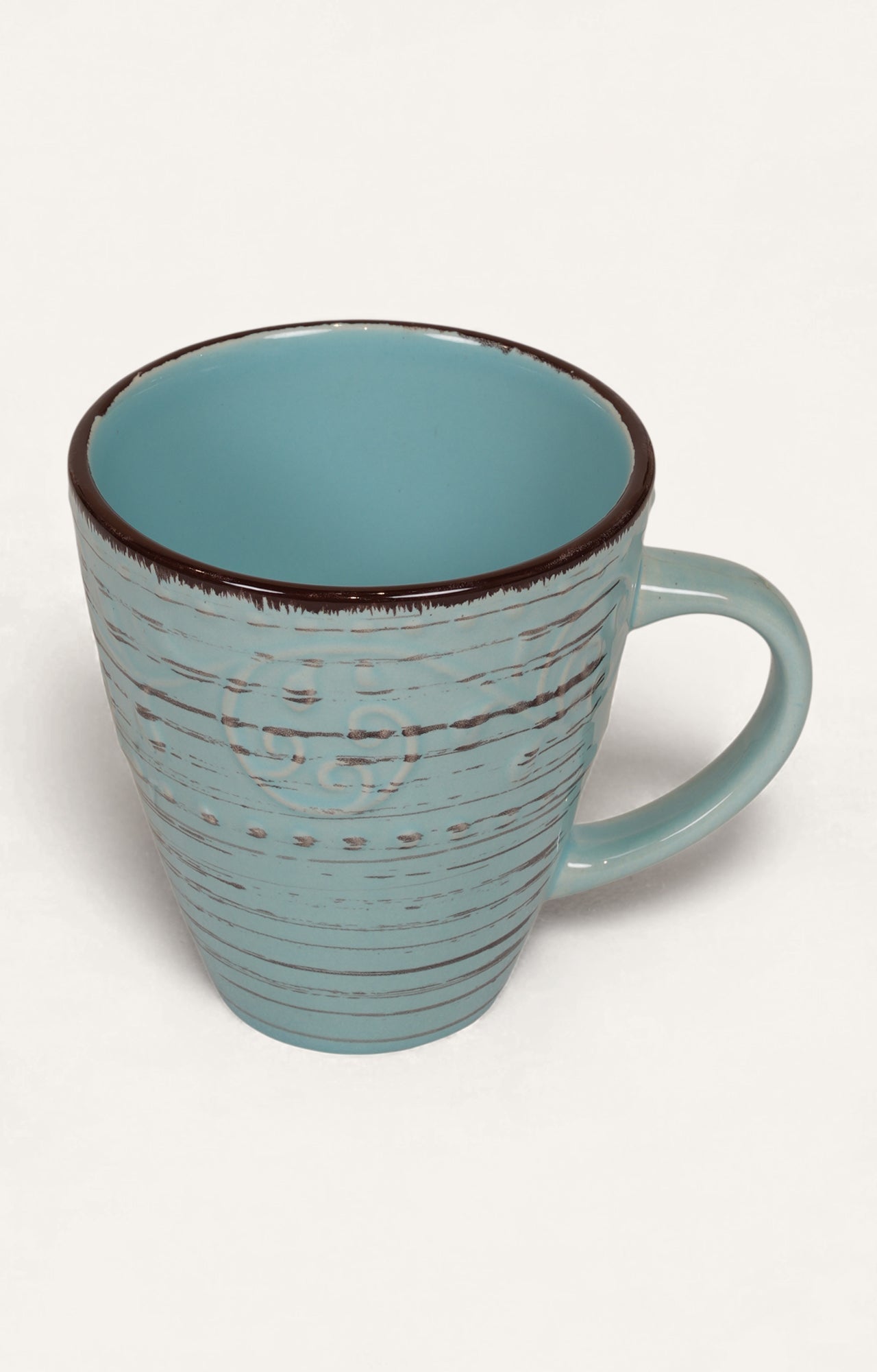 Aqua Rustic Stoneware Mug