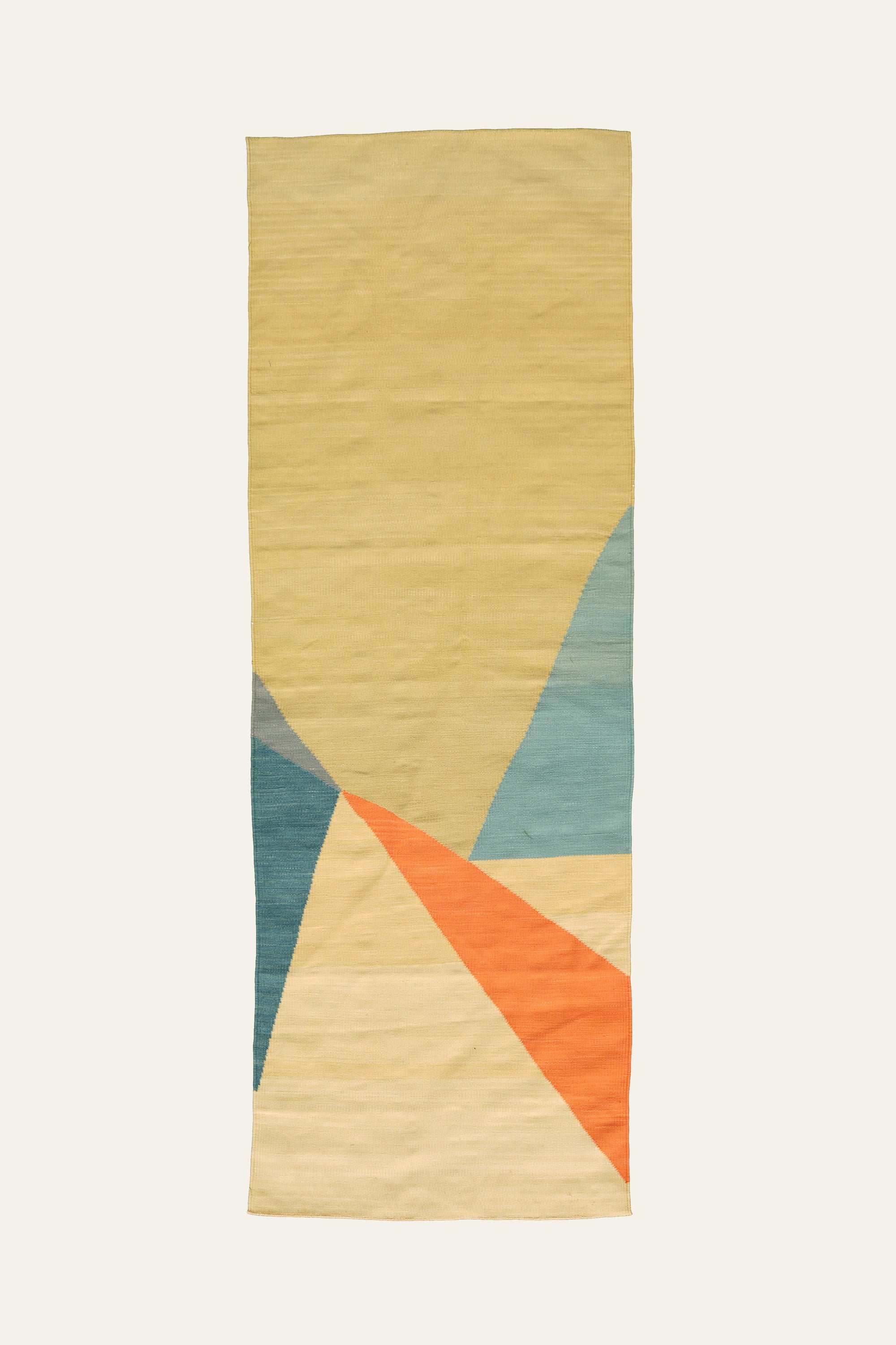 Modern Minimal Geometric Pattern Cotton Yoga Mat for Kids