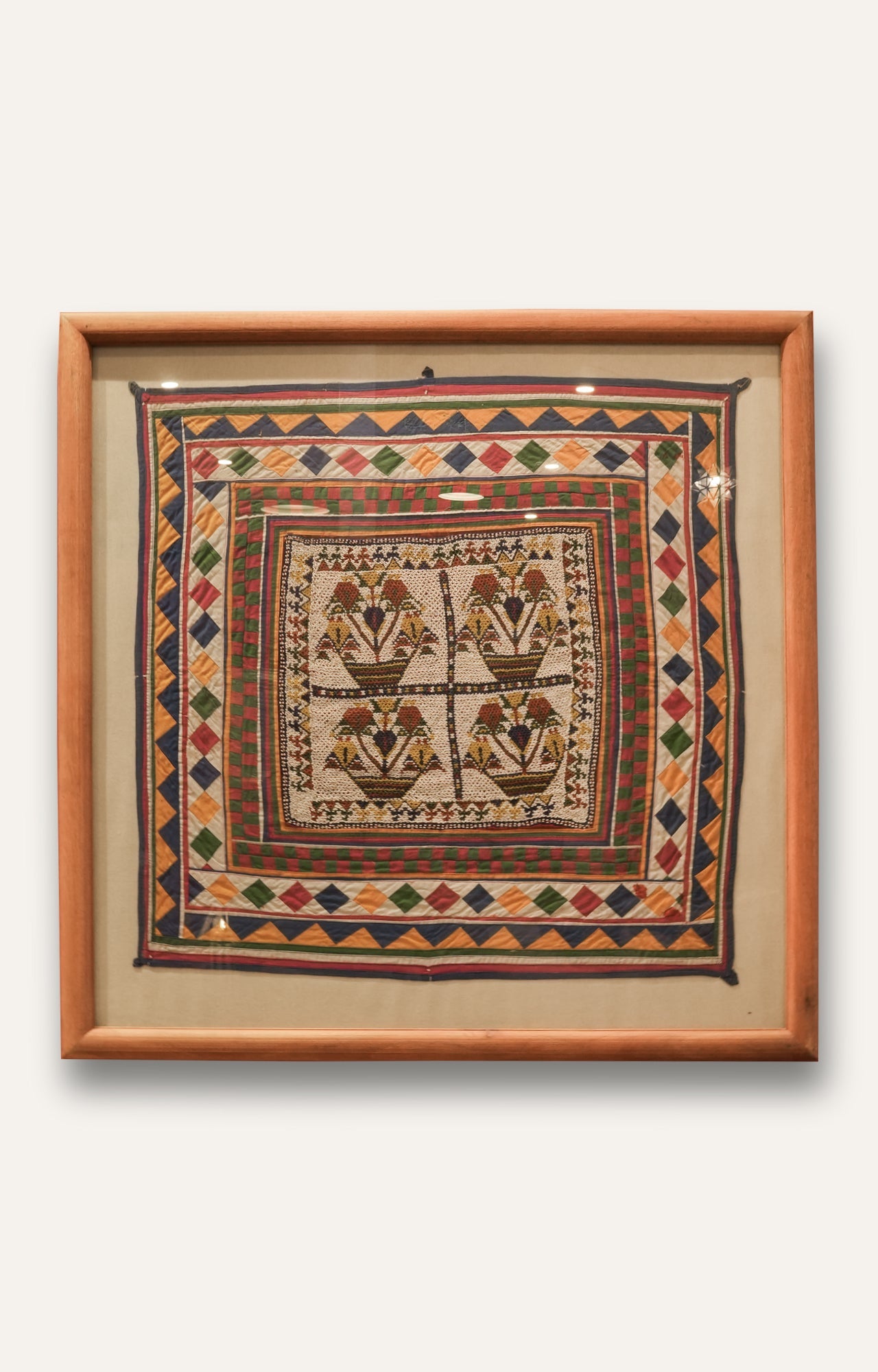 Floral Motifs Wall Hanging Art