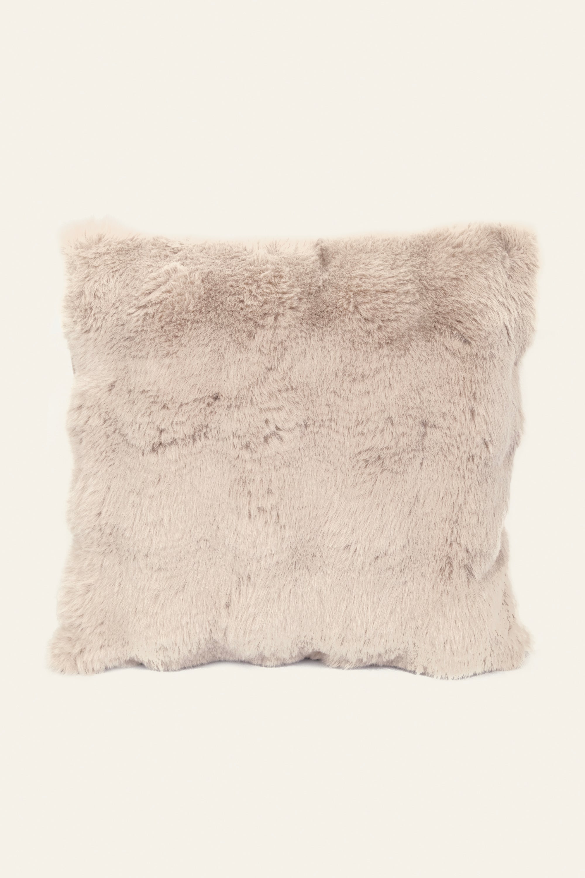 Peach Fur Cushion for Kids Room