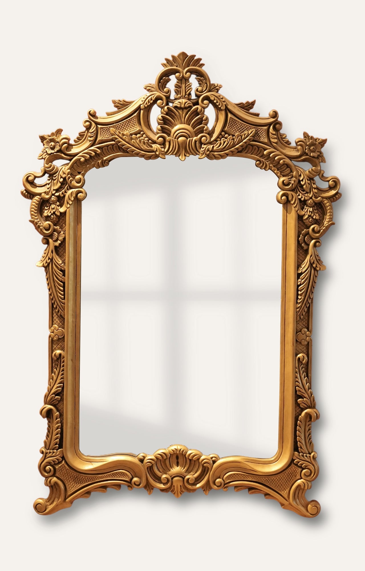 Elegant Vintage Gold Ornate Mirror Frame