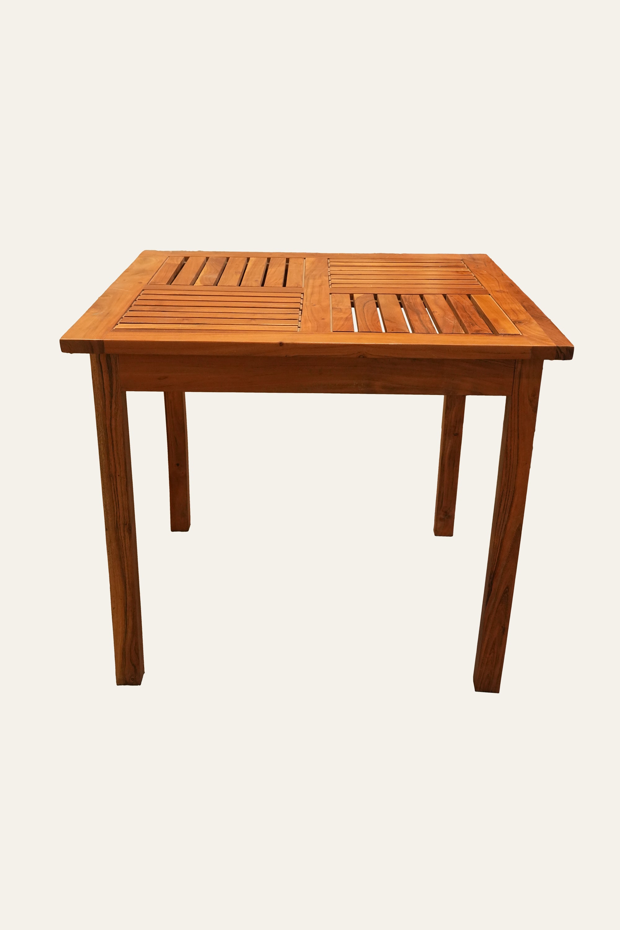 Square Wooden Compact Table for Small Kitchen Spaces