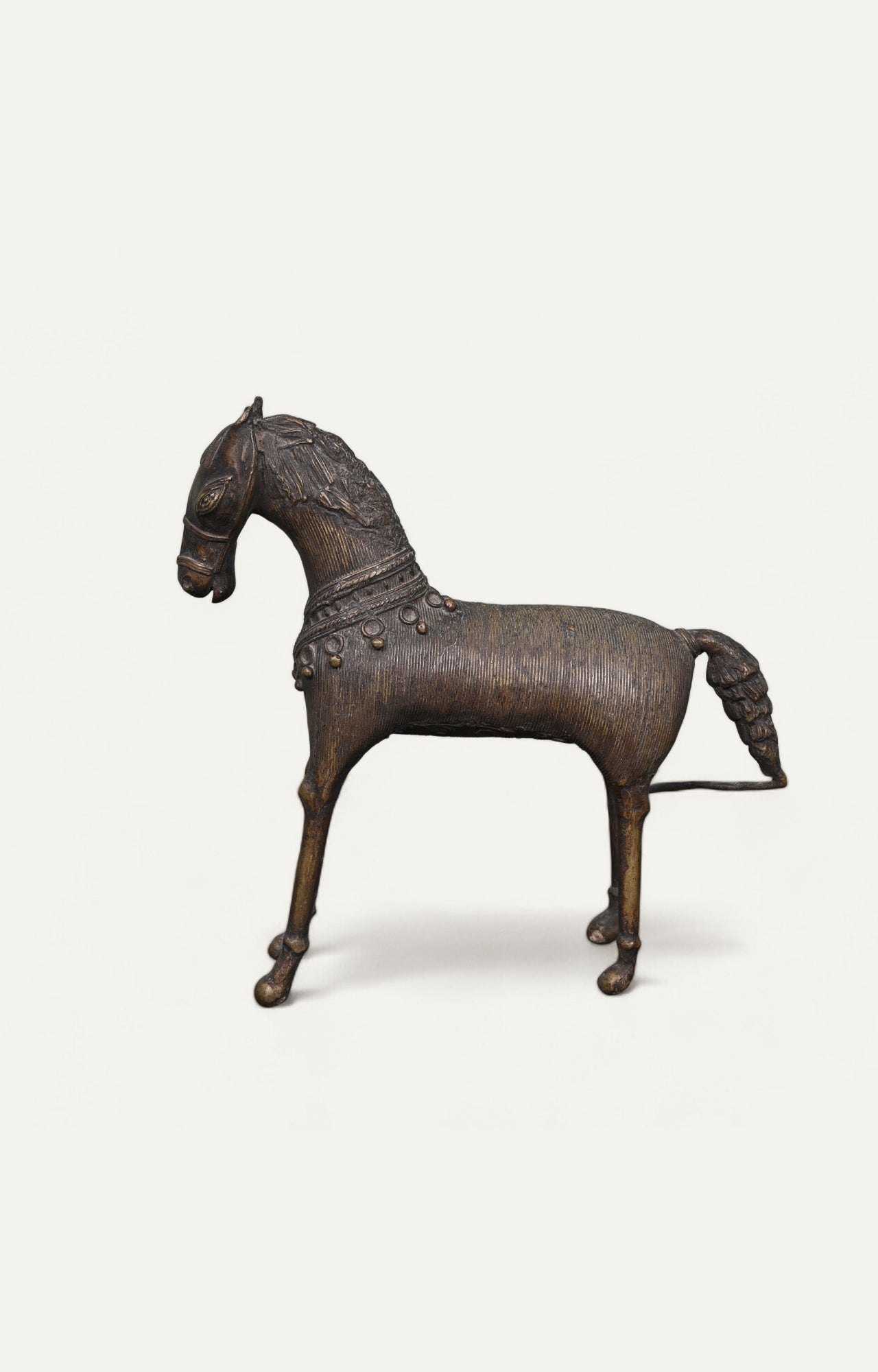 Dokra Brass Tribal Horse