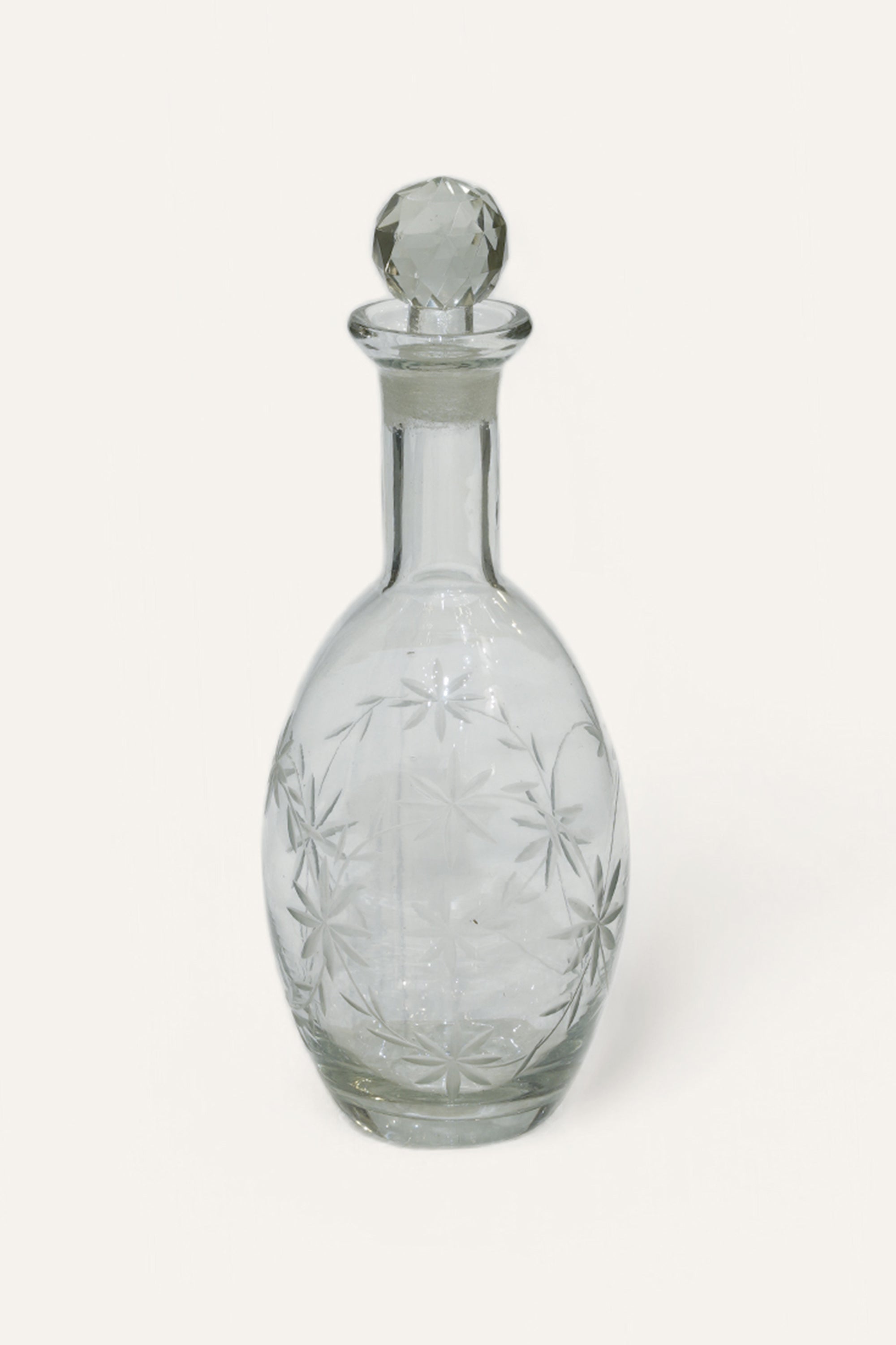 Aegean Elegance Transparent Glass Decanter