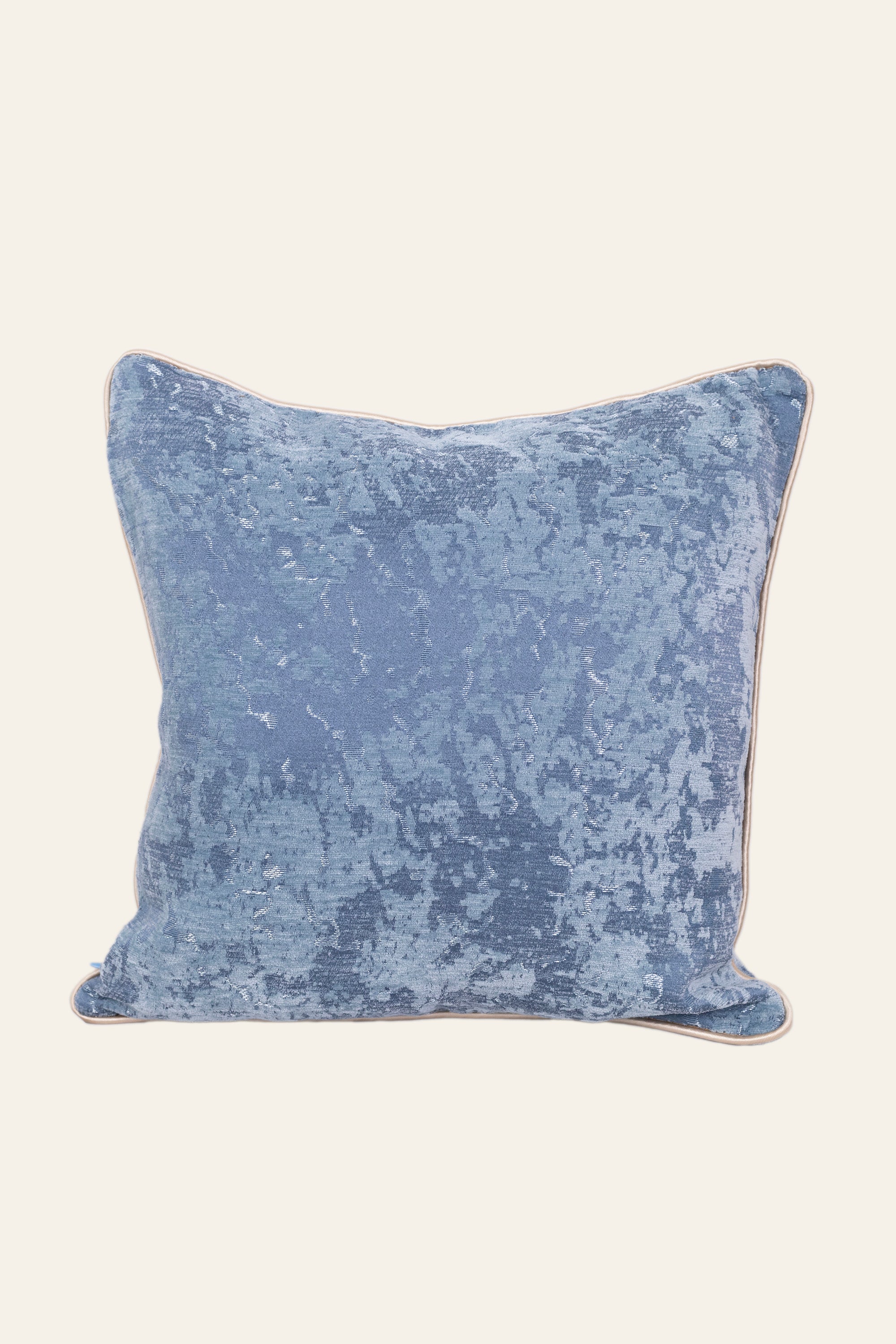 Light Blue Textured Scatter Cushion for Bedroom