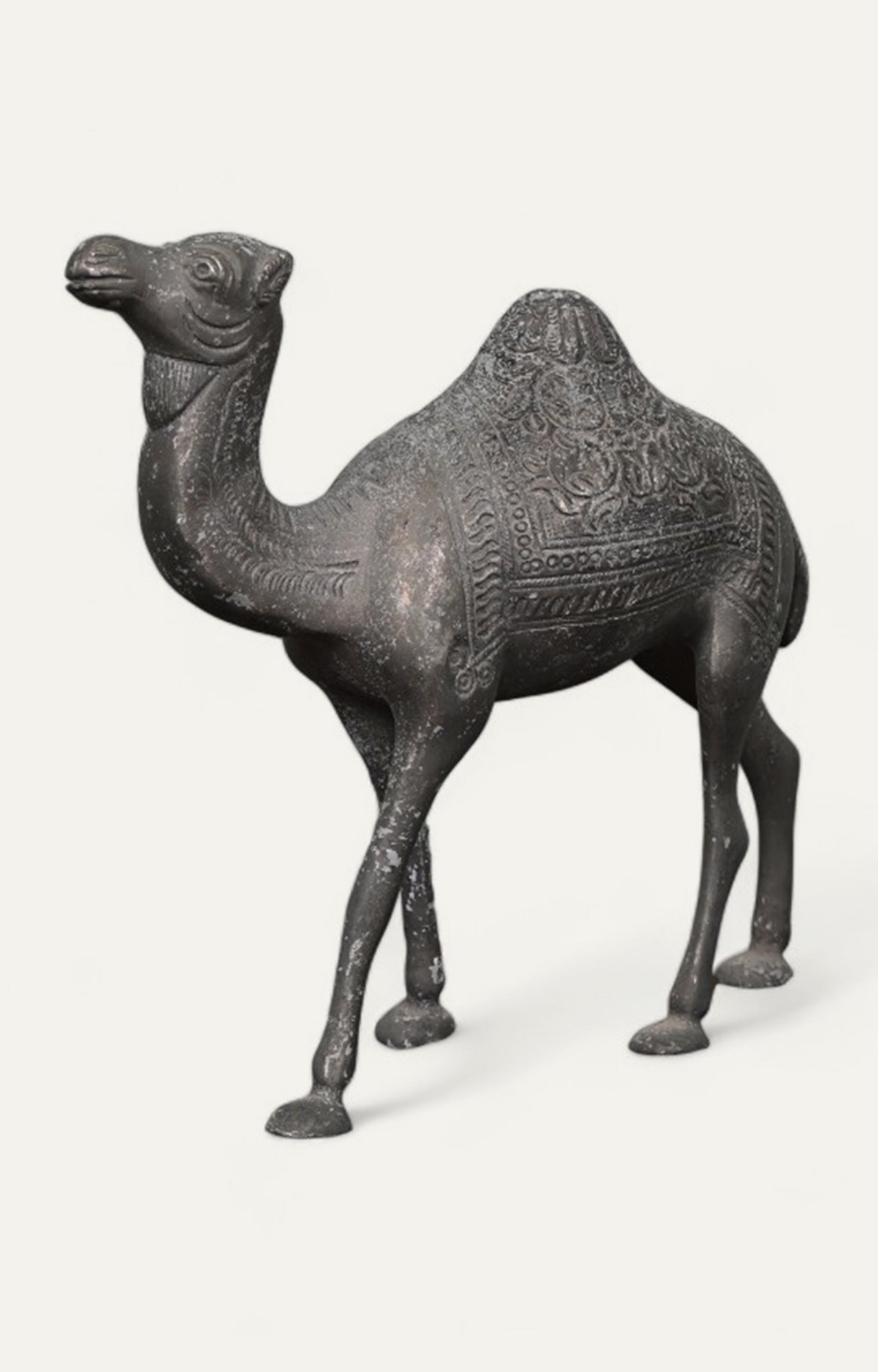 Antique Brass Camel Figurine