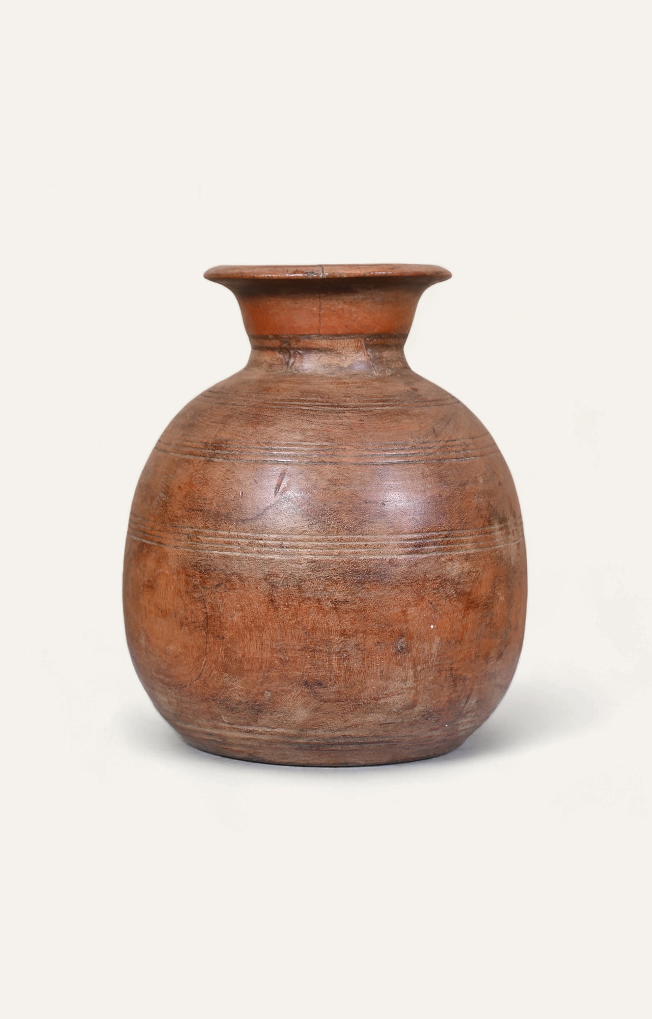 Hand Carved Rustic Water Pot