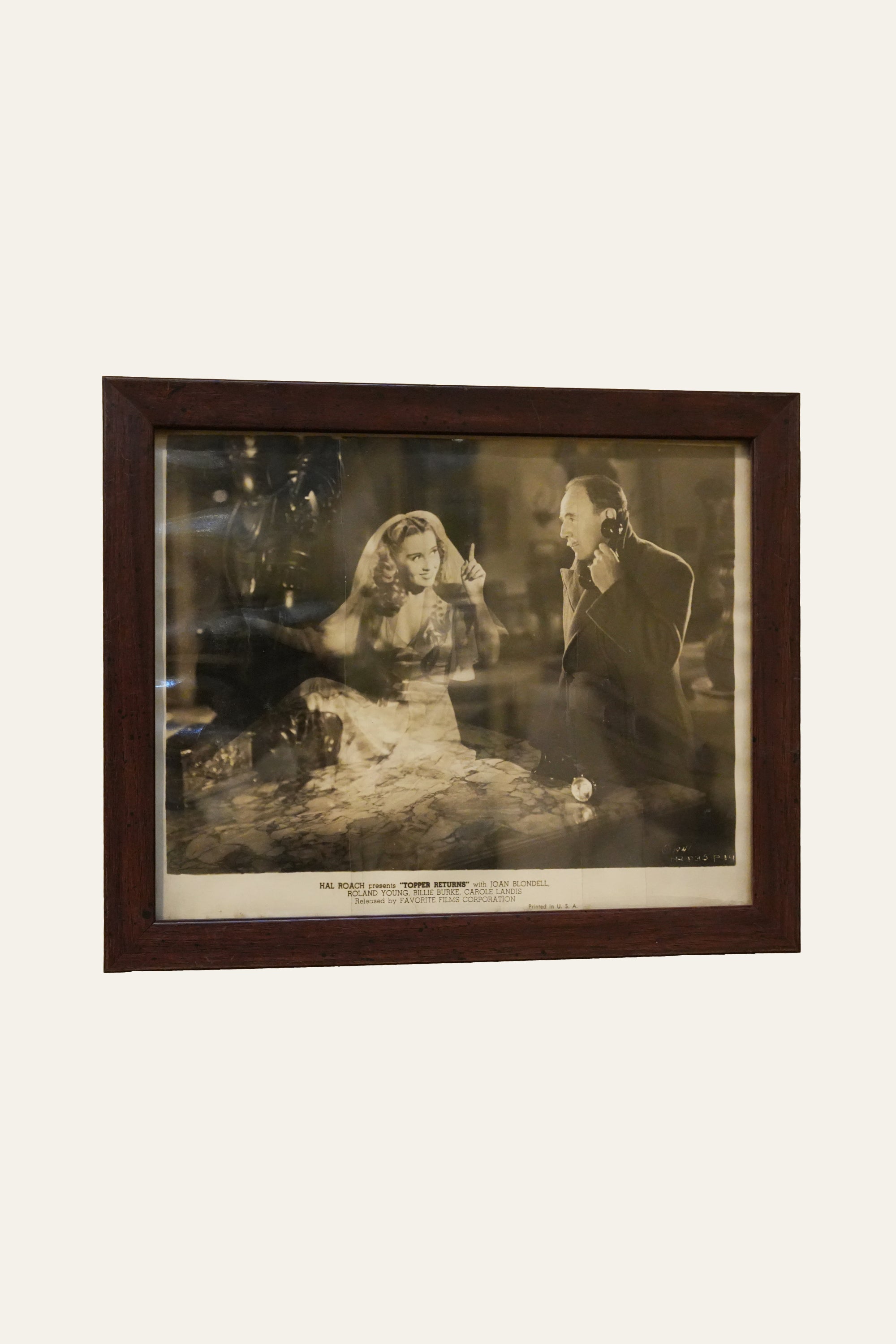 Retro 1941Hollywood Film Photograph