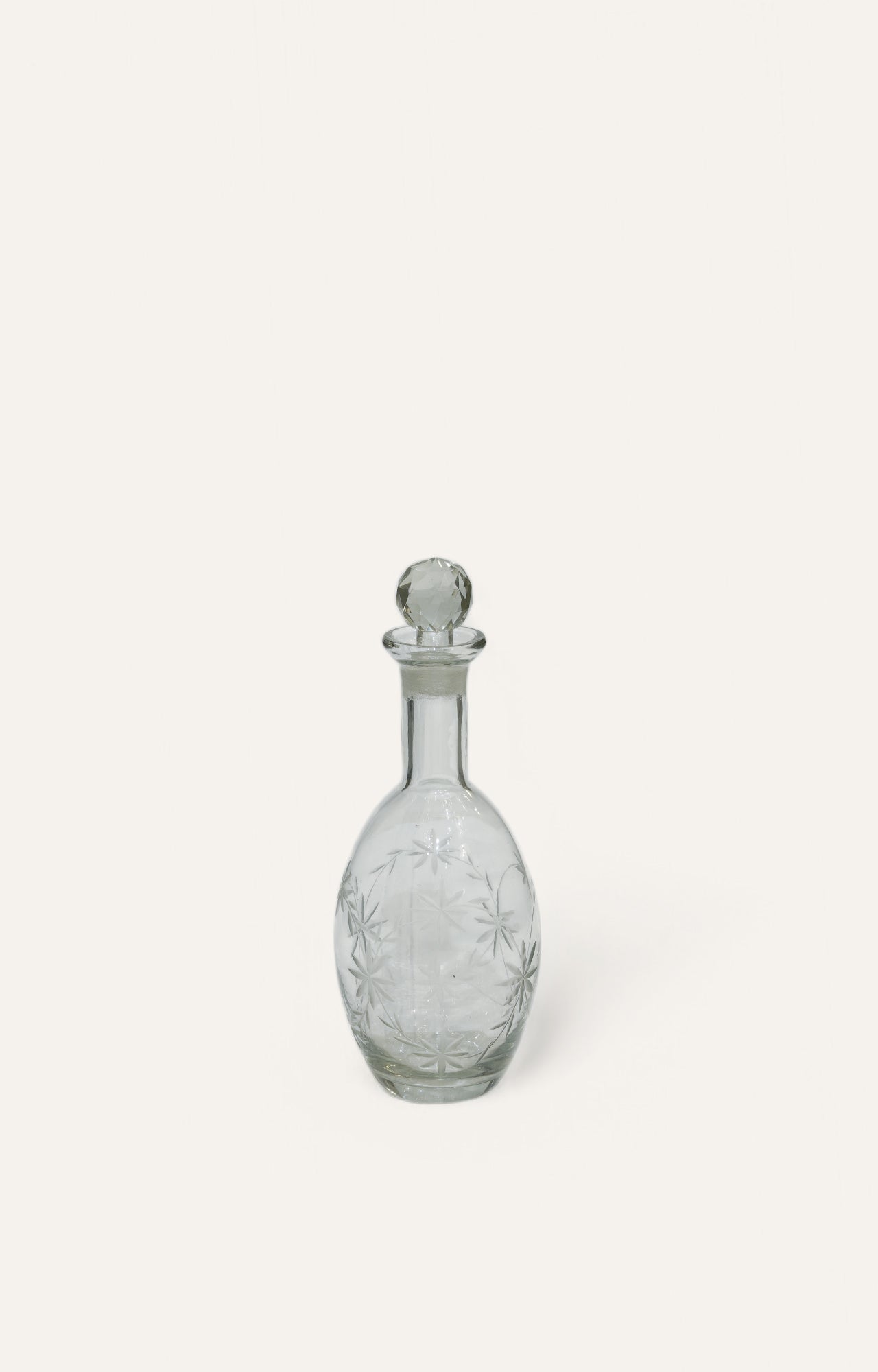 Aegean Elegance Transparent Glass Decanter