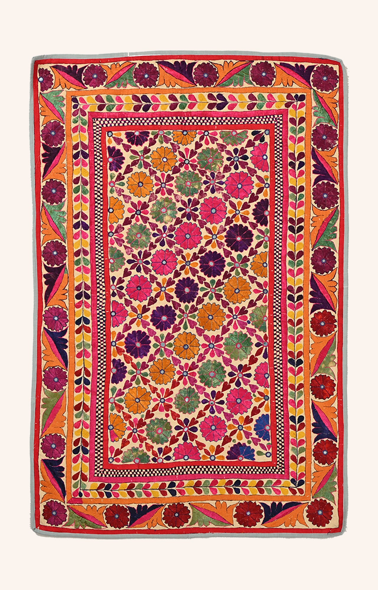 Ahir Embroidery : Cotton wall tapestry