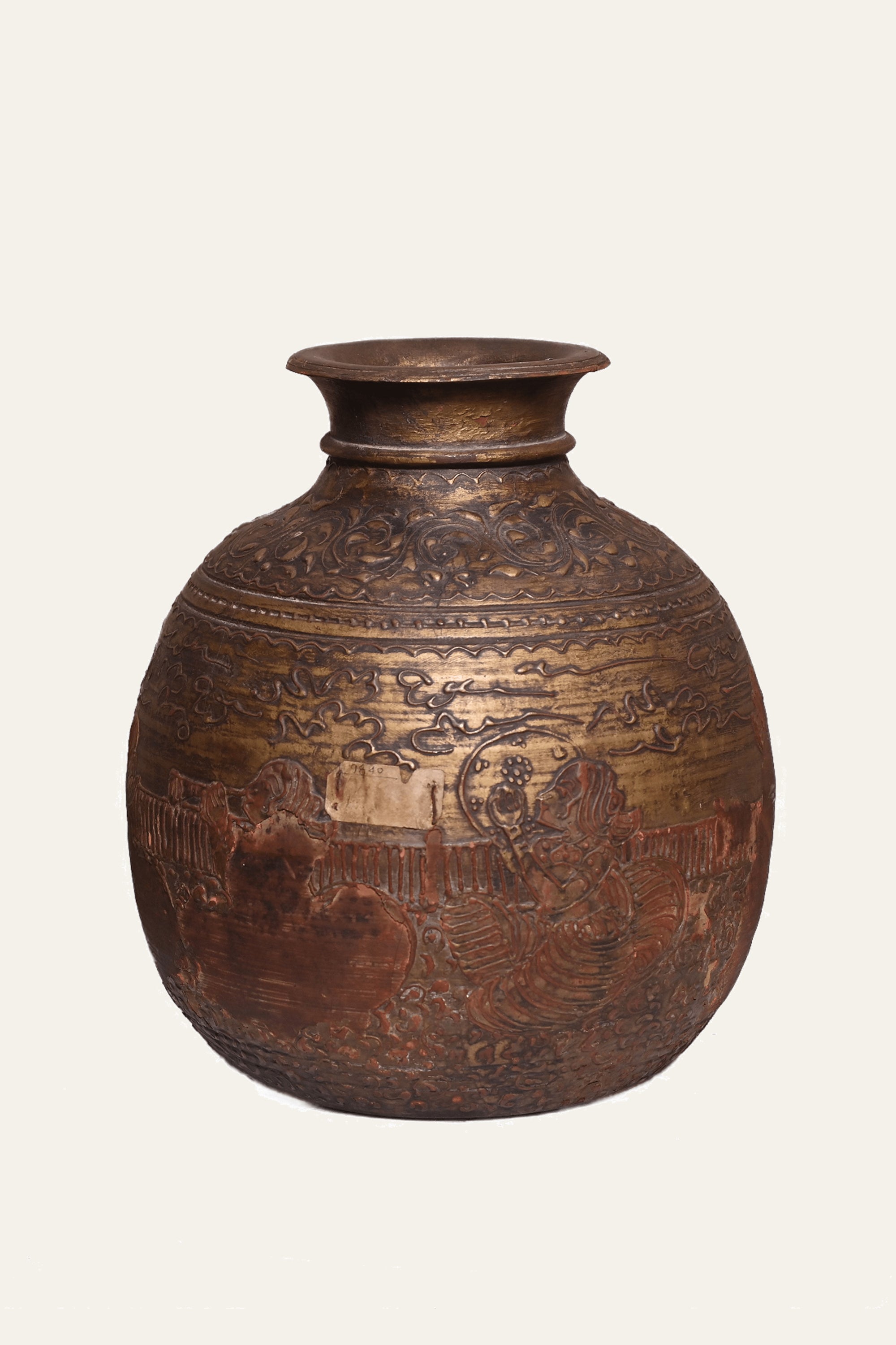 Rustic Heirloom Wooden Pot