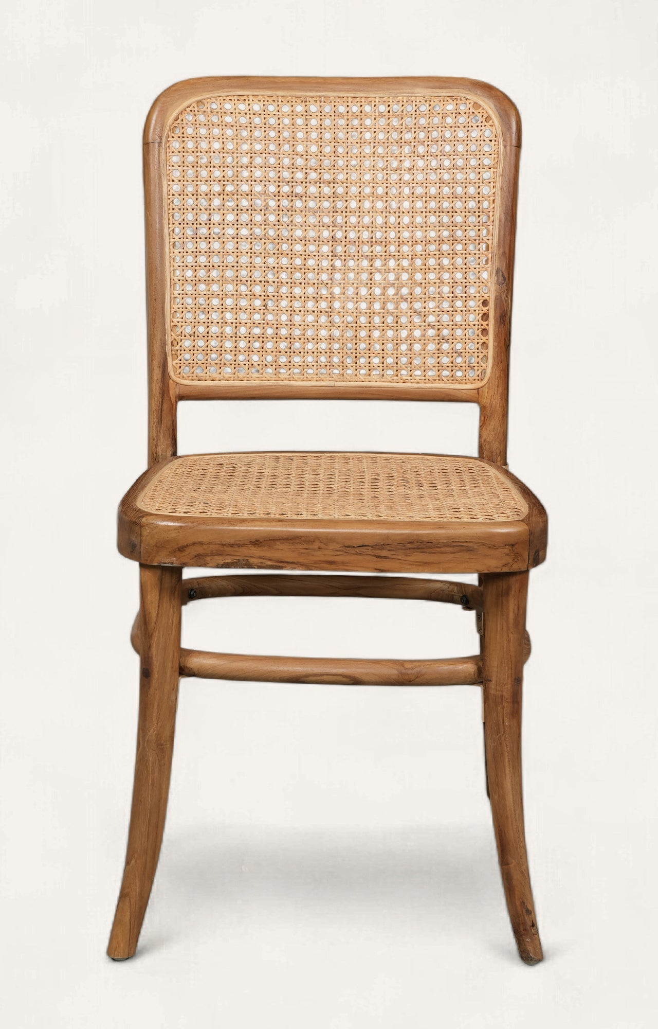 Classic Wooden and Cane Dining Chair