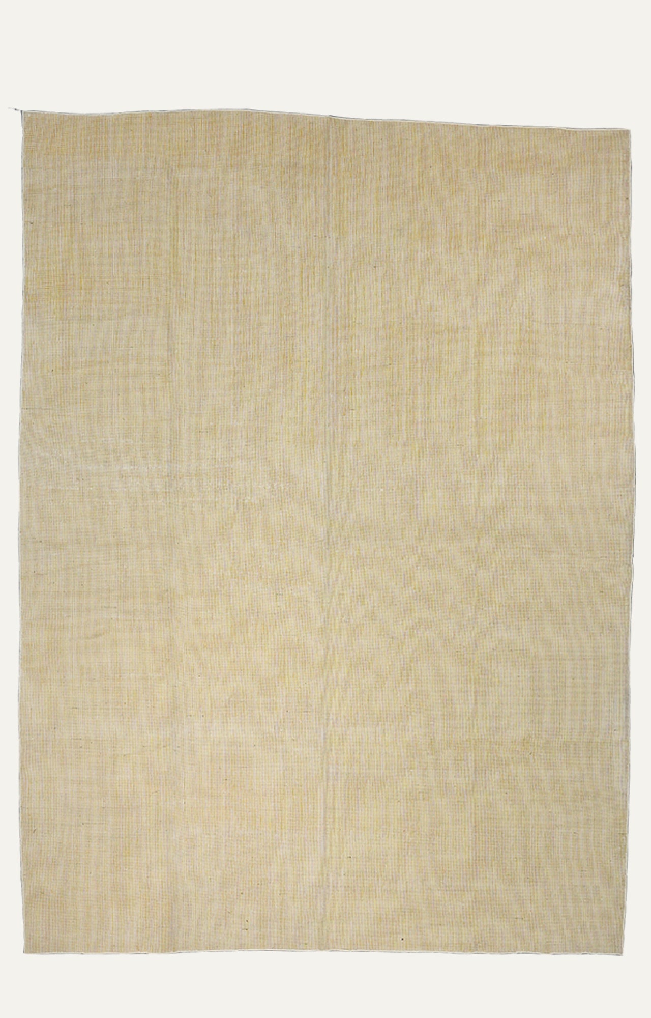 3 x 4 Ft Solid Beige Cotton Rug