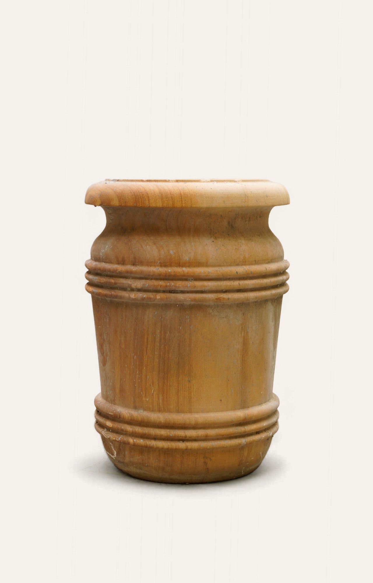 Classic Double Rolled Rim Sandstone Planter