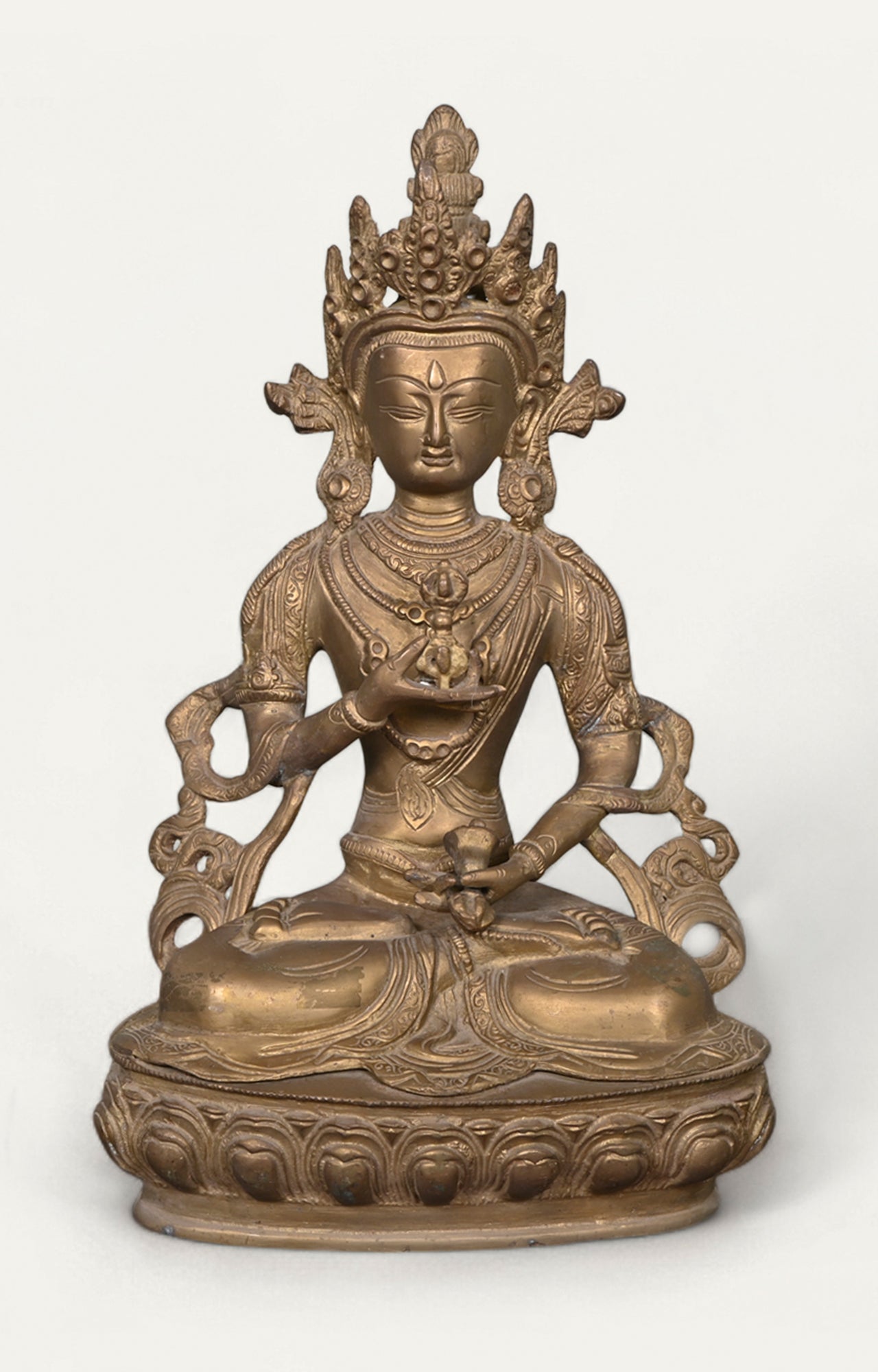 Vajrasatva Brass Statue