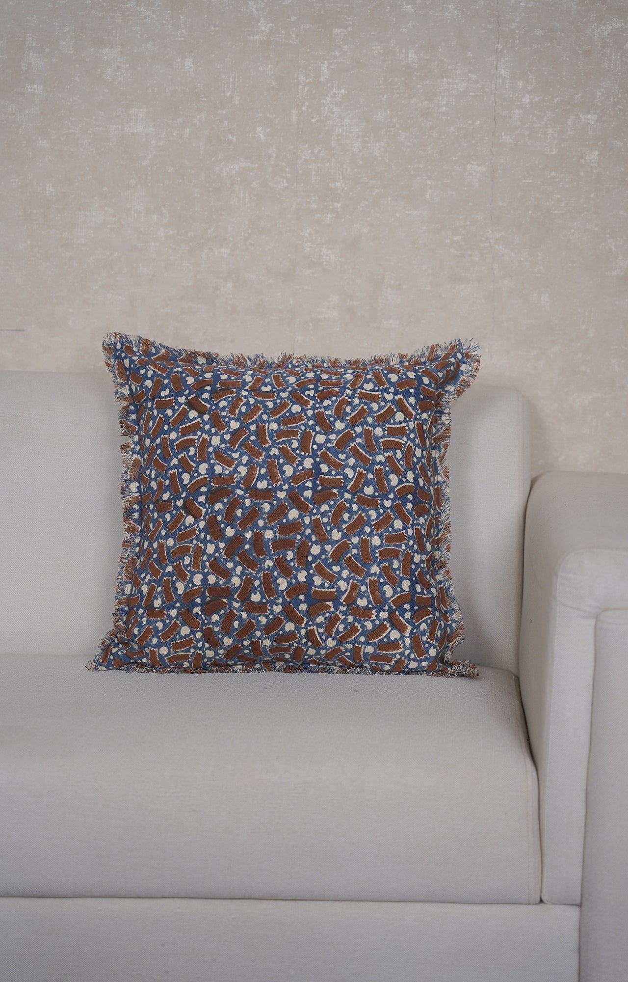 Earth & Sky Dot Cotton Cushion Cover