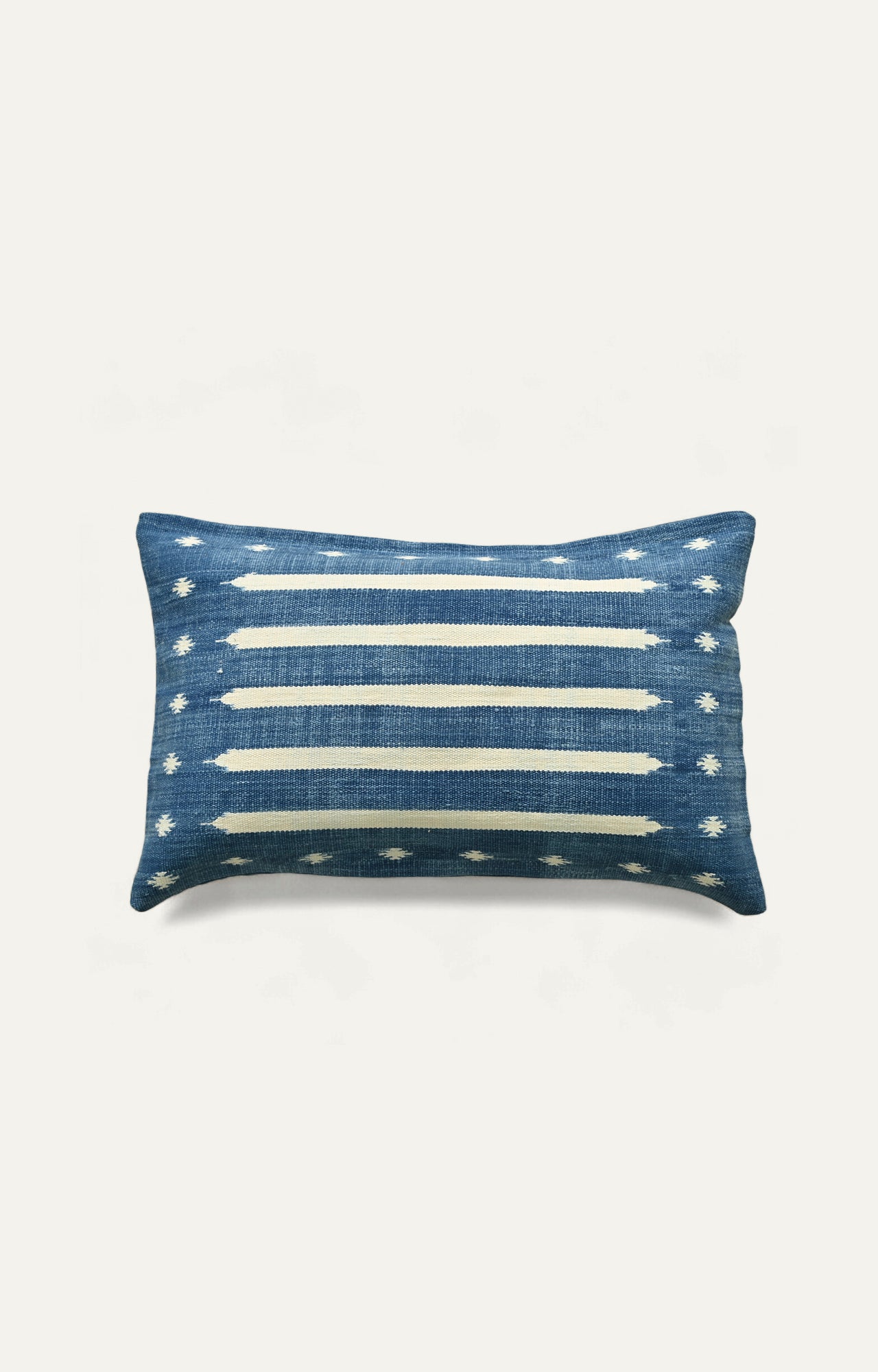 Indigo Blue Handwoven Cushion Cover