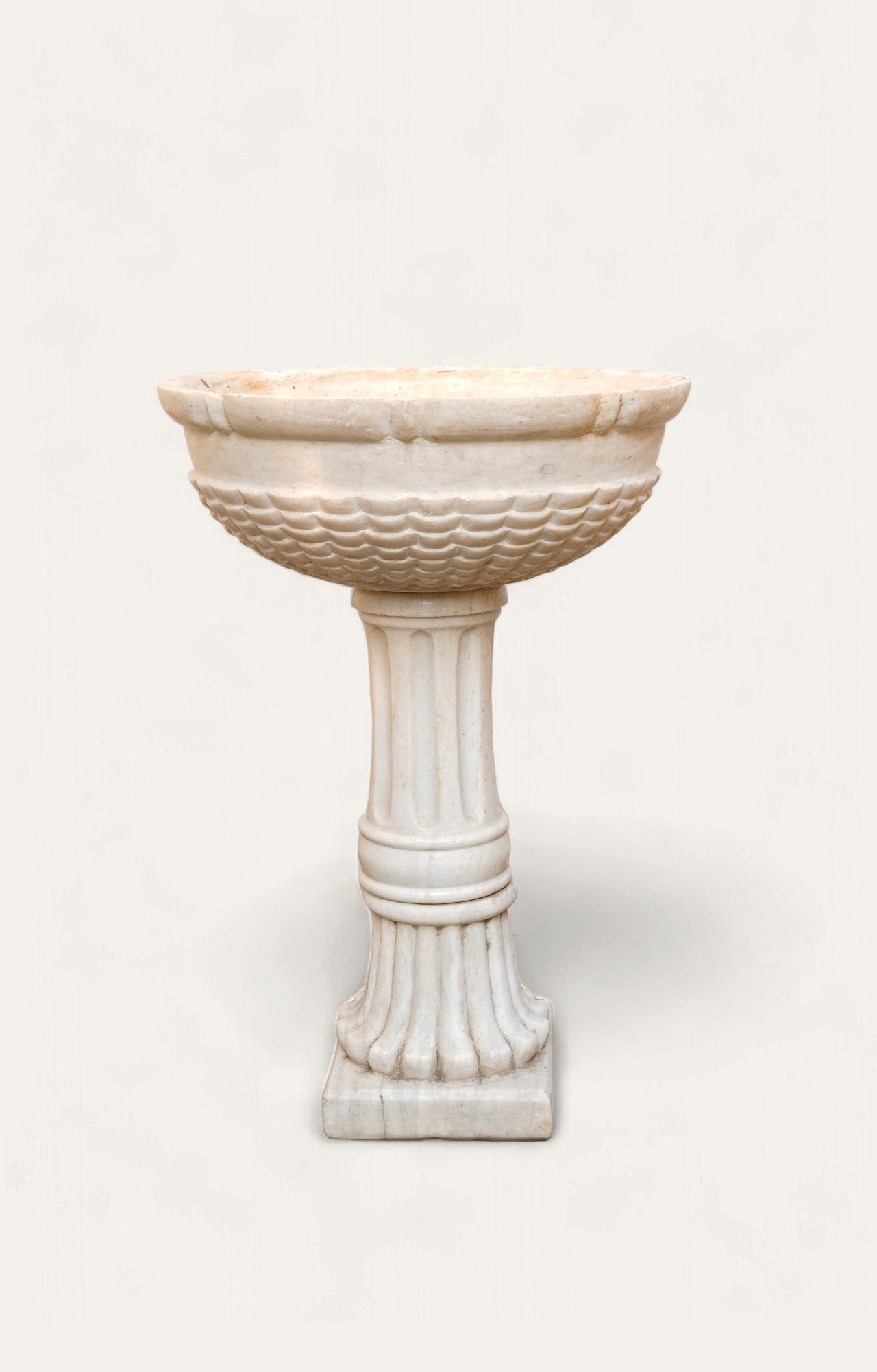 Outdoor carved large tall marble Planter