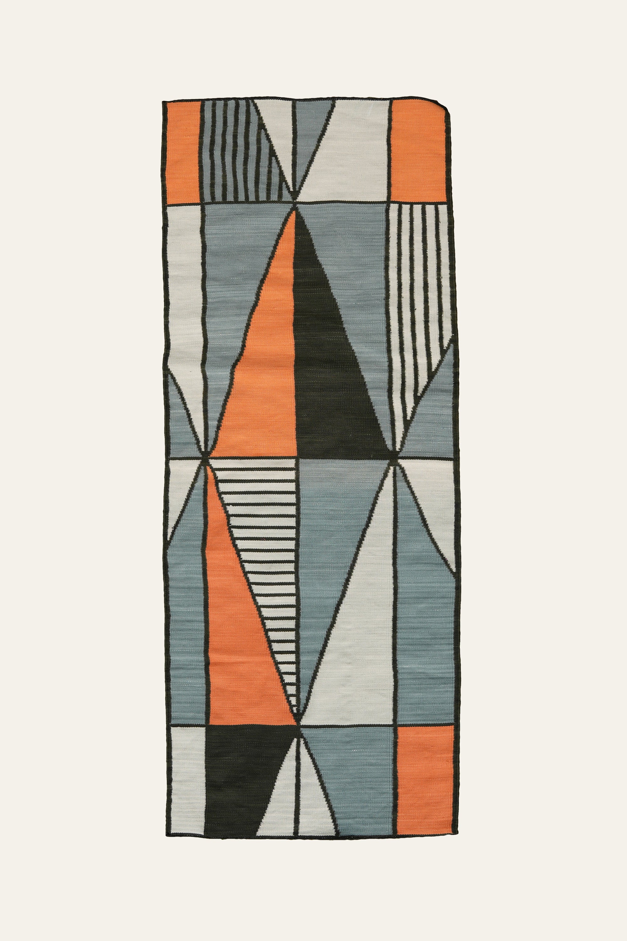 Modern Geometric Pattern Cotton Yoga Mat