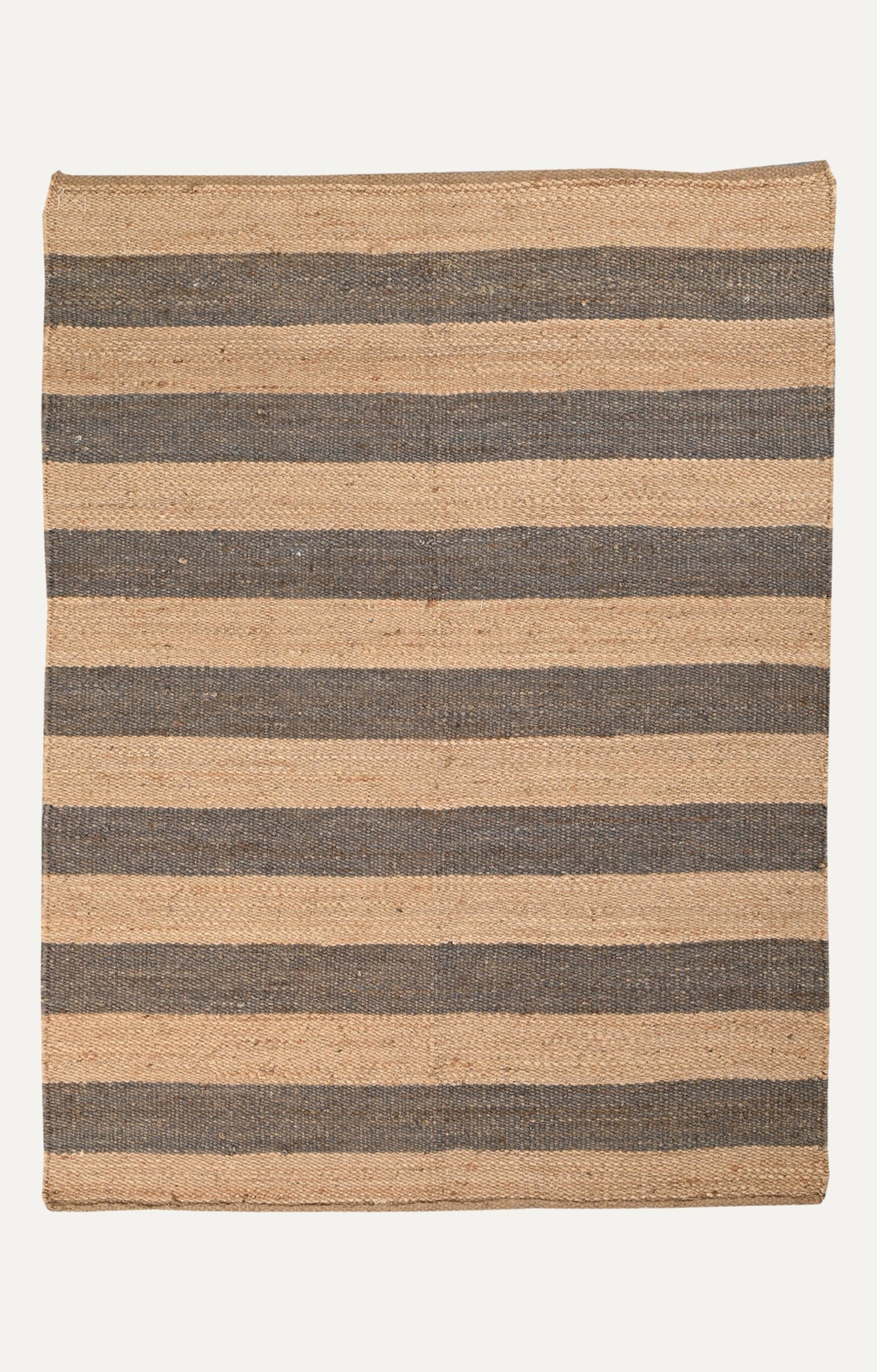 6 x 8 Ft Striped Rectangle Handmade Jute Rug