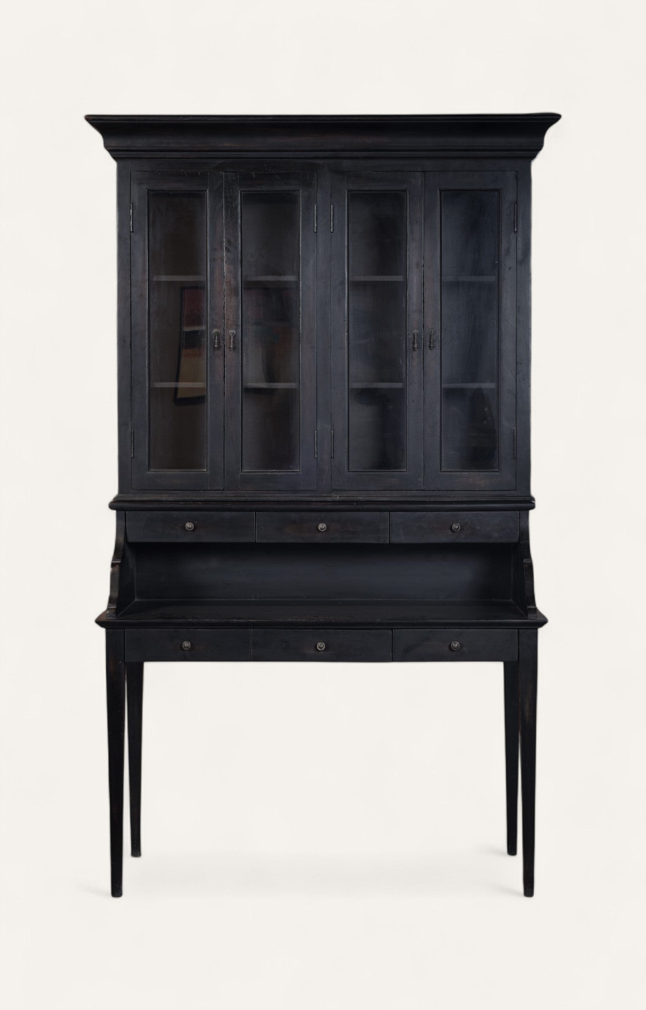 Tall Black Desk