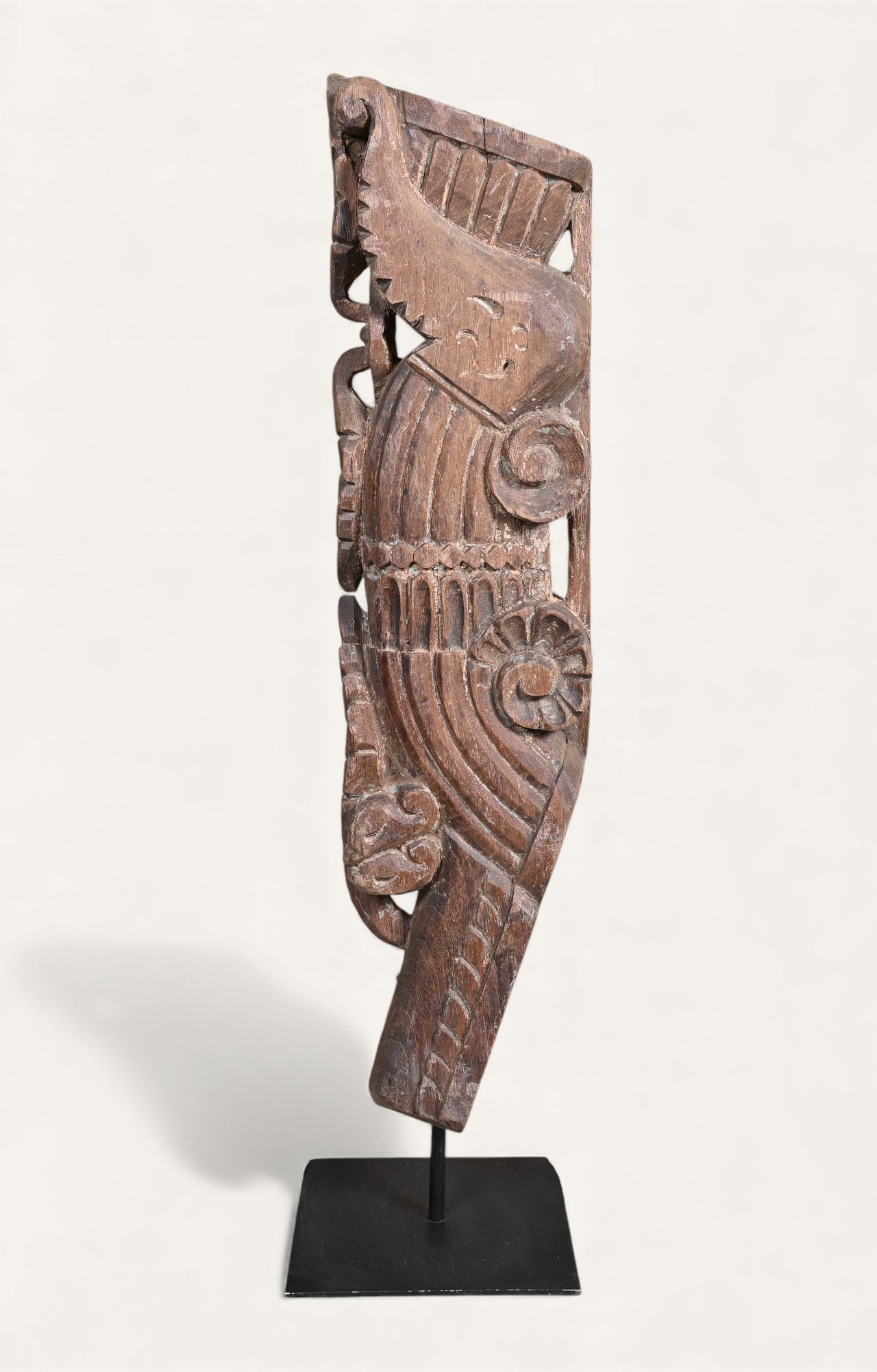 Vintage Carved Architectural Panel on Stand