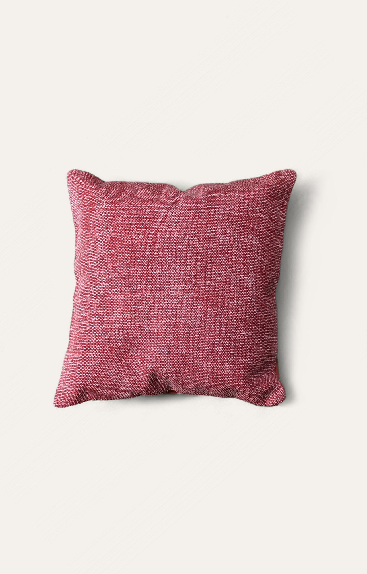 Textured Red Cushion