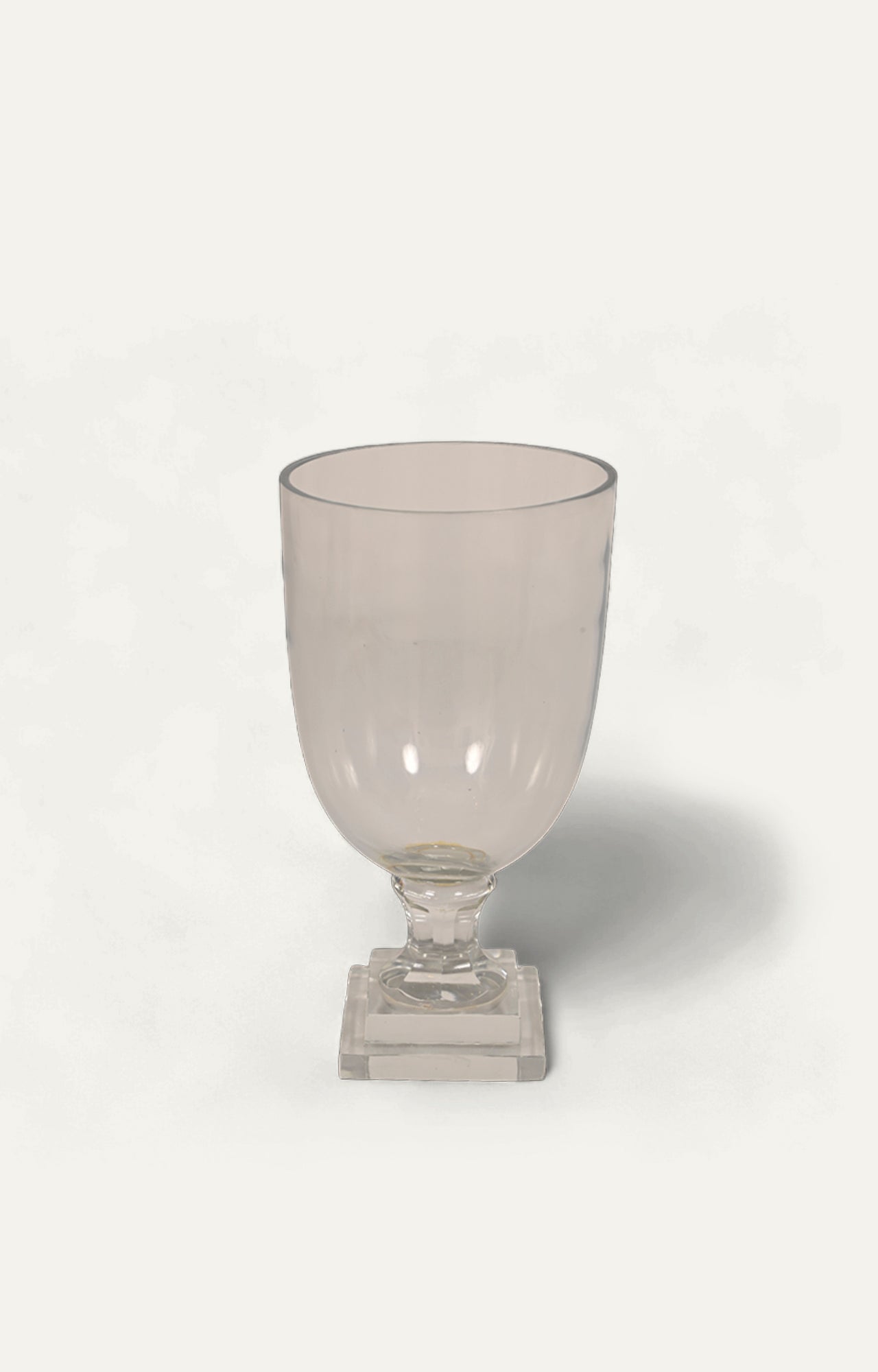 Clear Minimal Glass Candle Holder