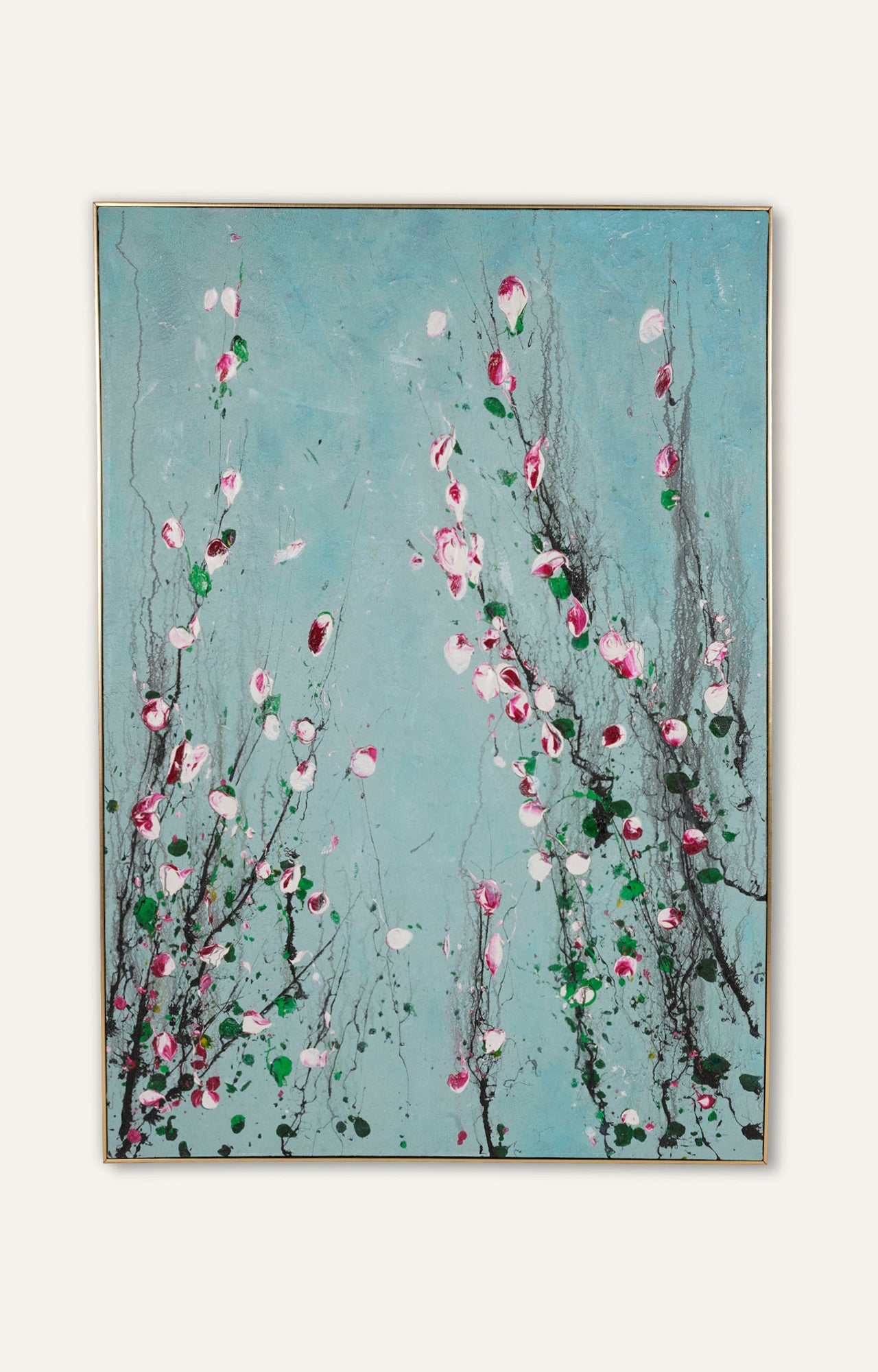 Floral Oil Painting (Framed)