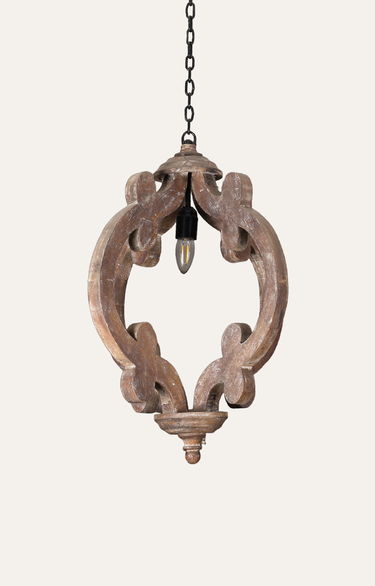 Wood Vintage Rustic Industrial Pendant Light