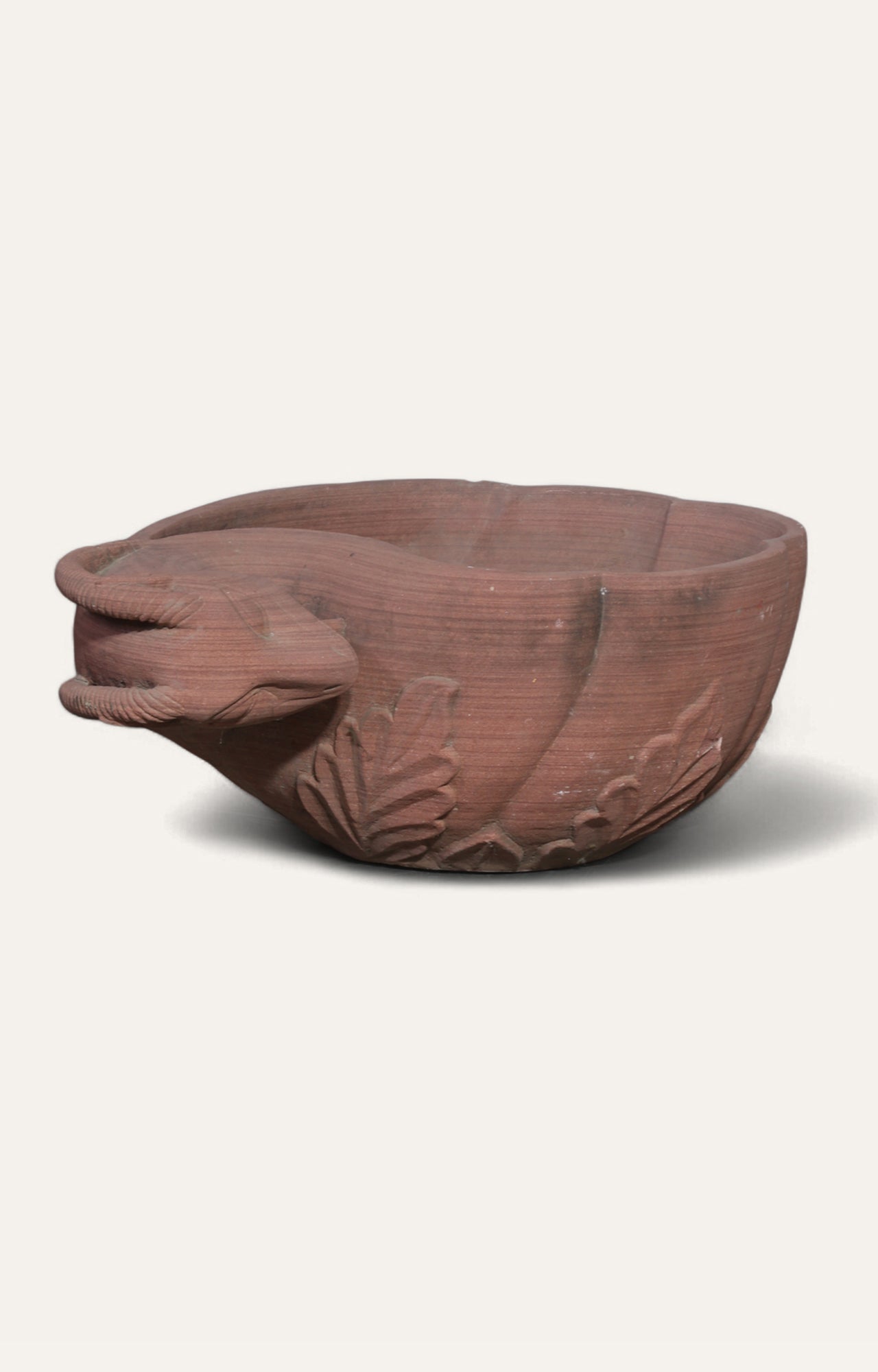 Rams Head Red Stone Planter