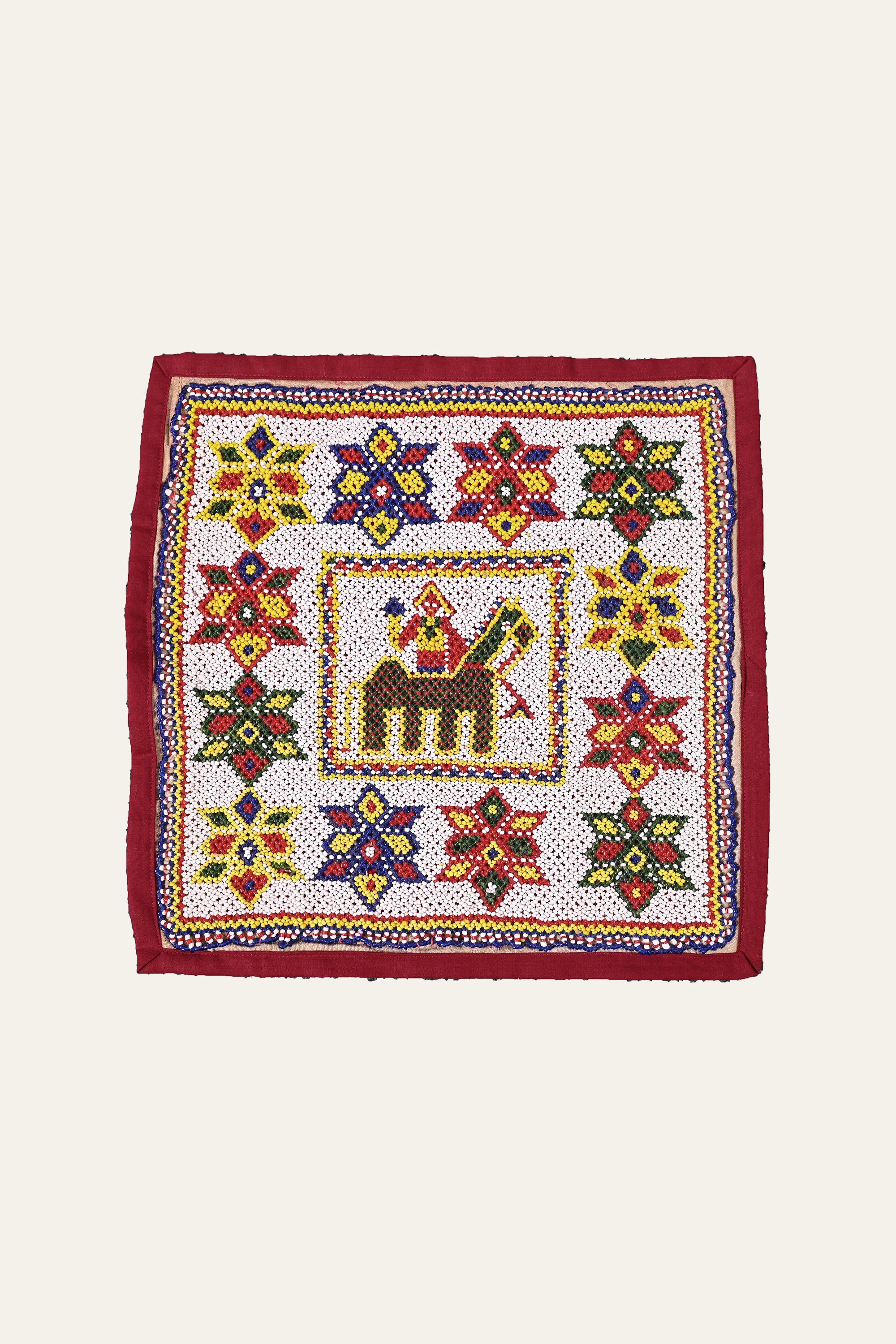 Gujarati Saurashtra Beadwork Textile Wall Décor