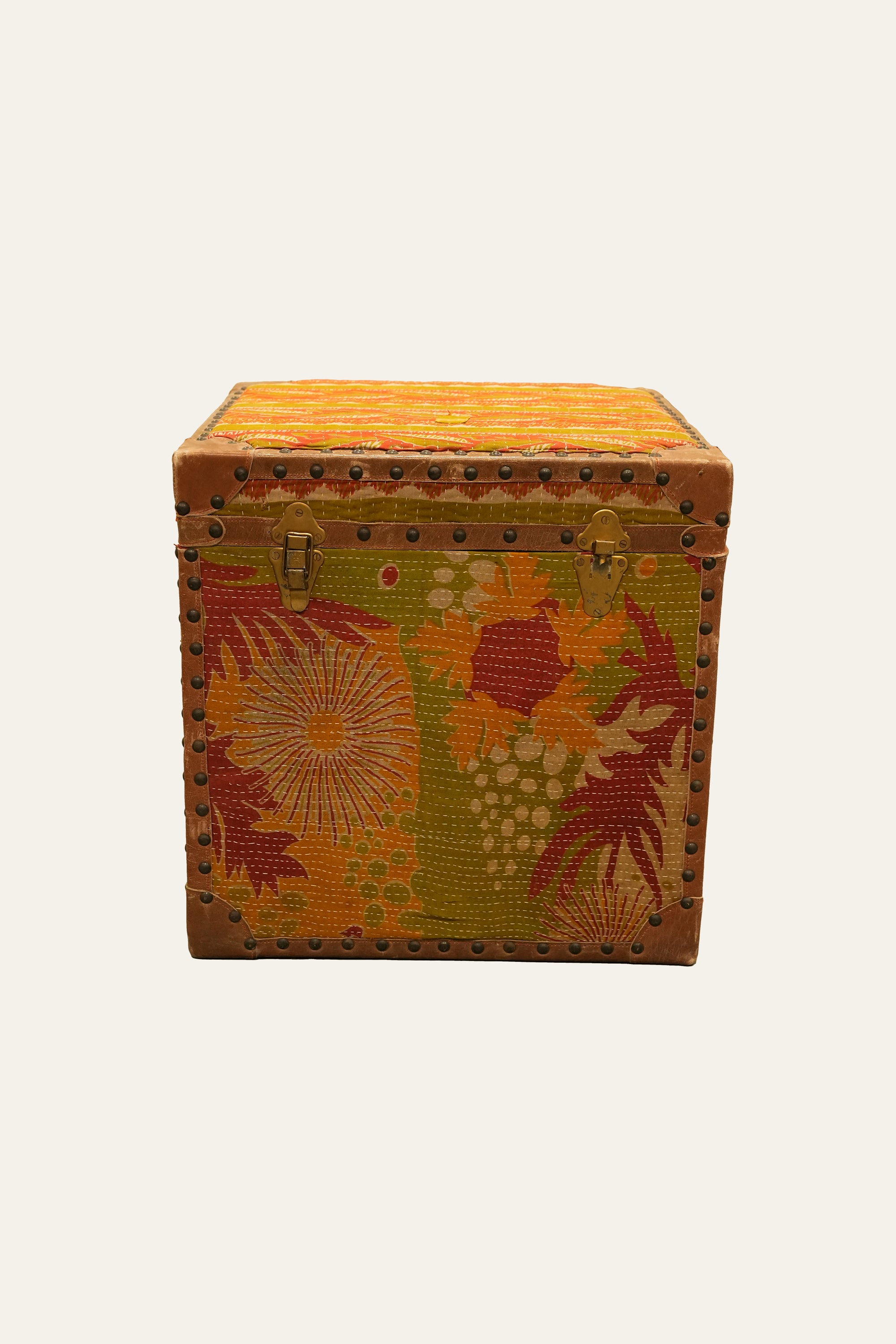 Floral Ralli Fabric Trunk for Storage