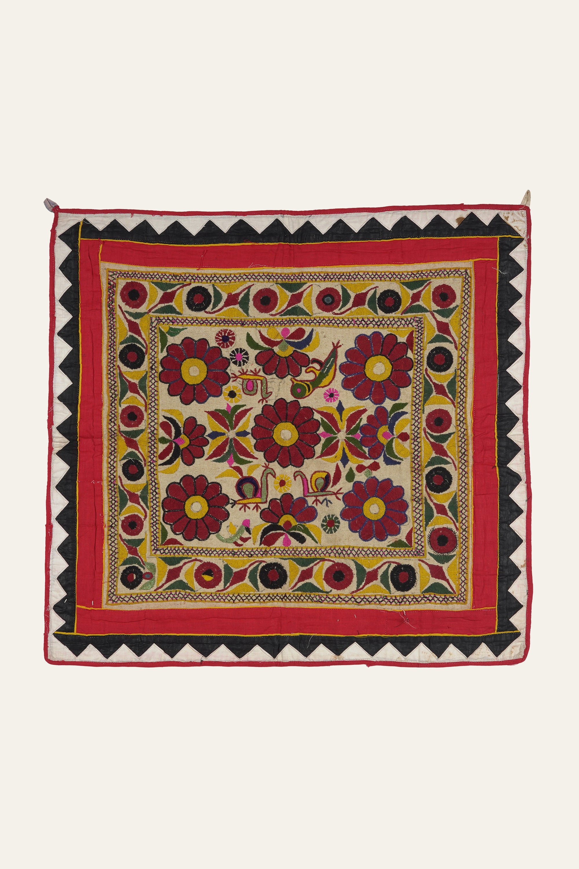 Floral Medallion Kutch Vintage Wall Art
