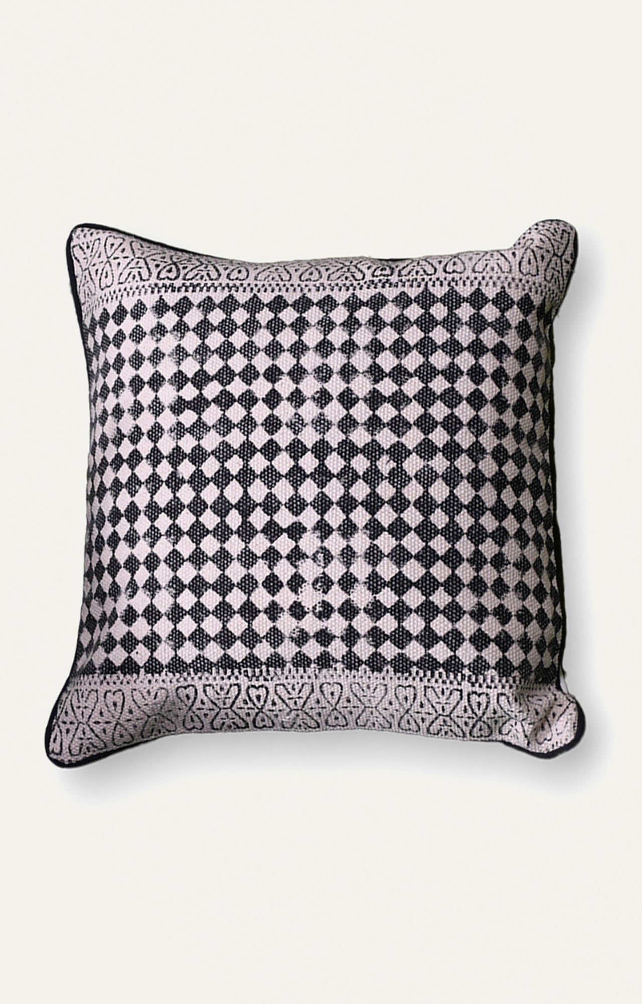 Diamond Cotton Cushion Cover