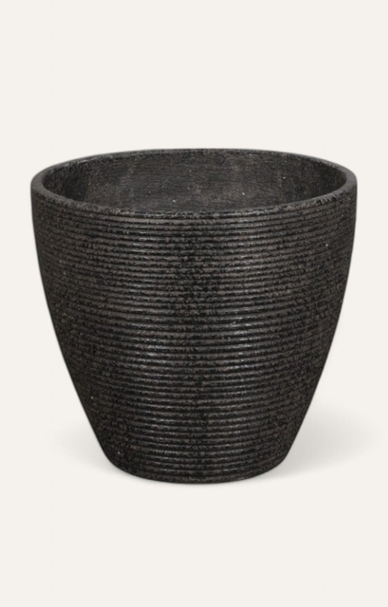 Matte Charcoal Planter – Big
