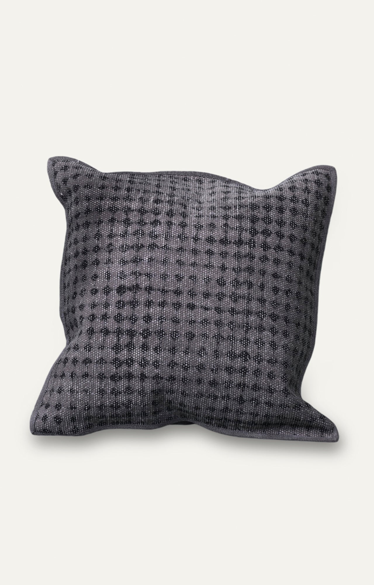 Black Diamond Cotton Cushion Cover