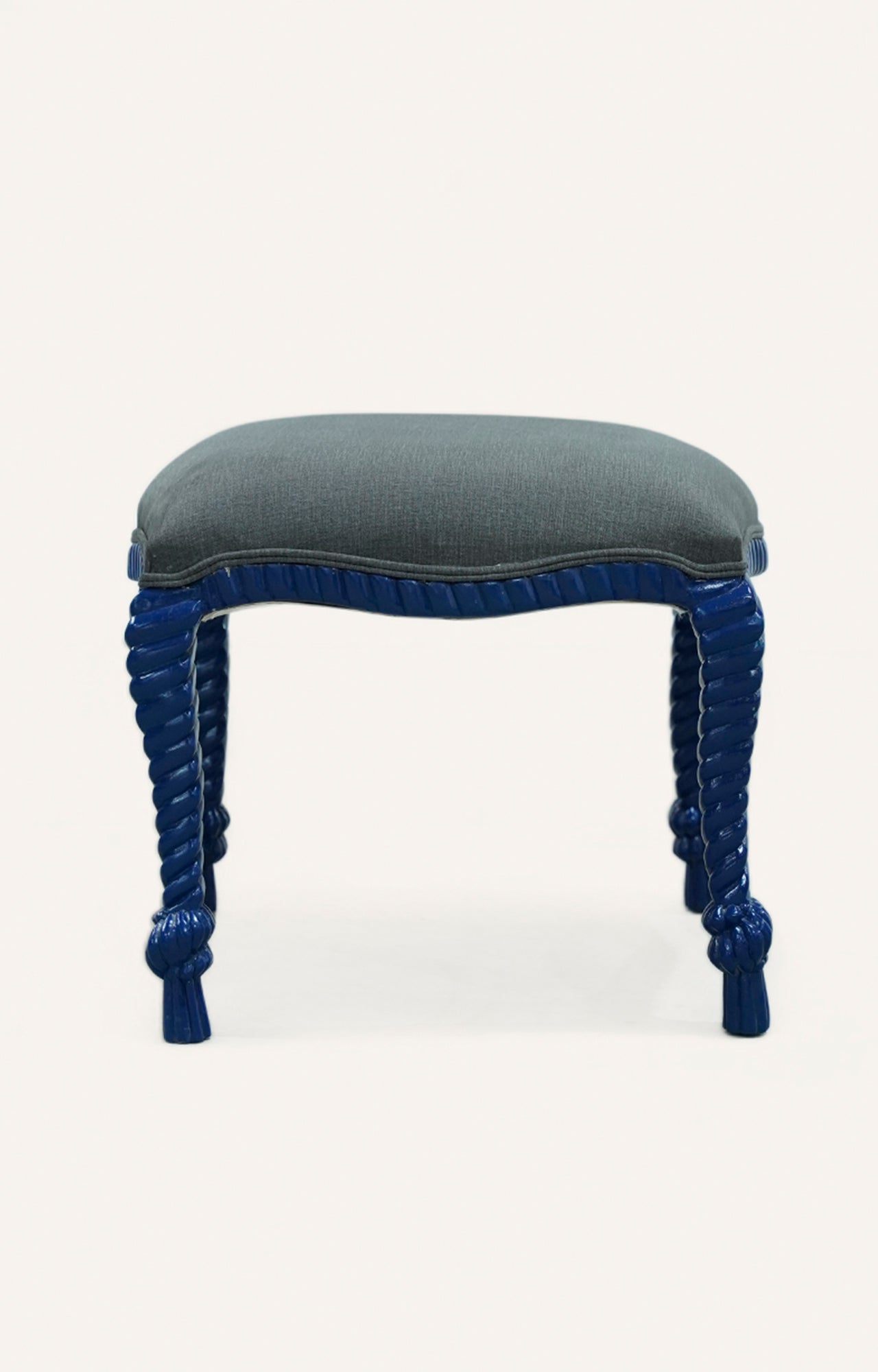Royal Ottoman with Whimsical Legs