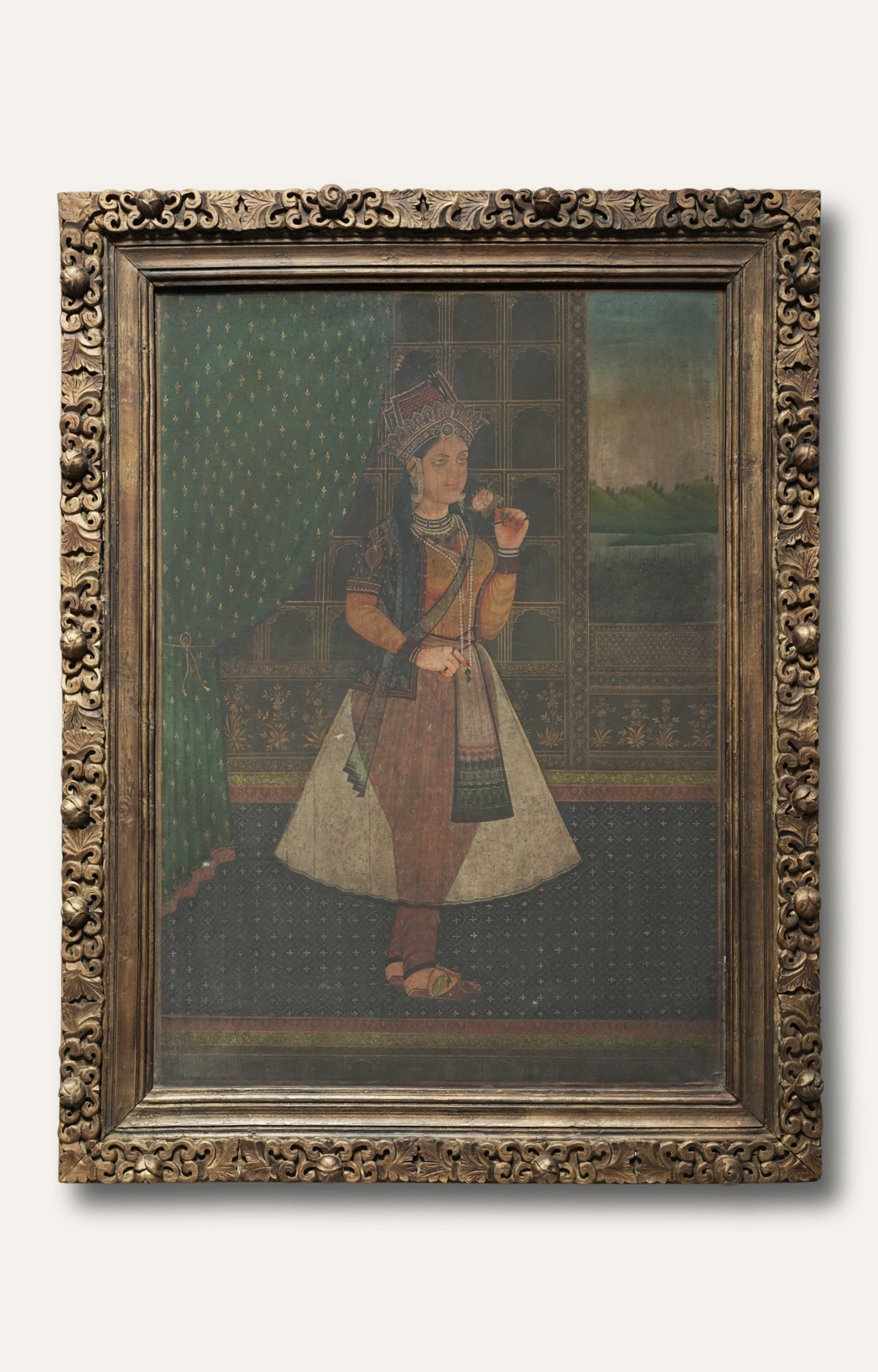 Mughal Miniature Portrait of Young Prince