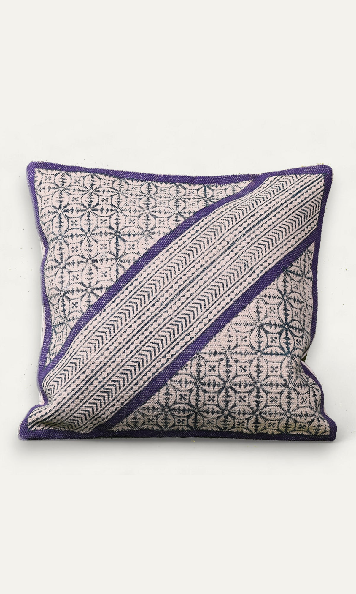 Traditional Print Cotton Cushion Cover