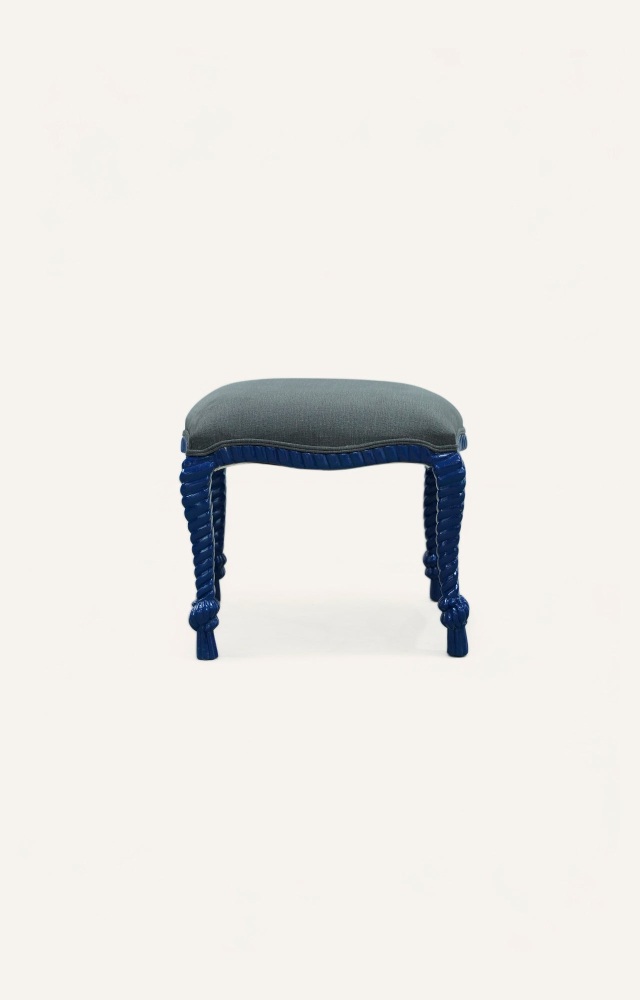 Royal Ottoman with whimsical legs