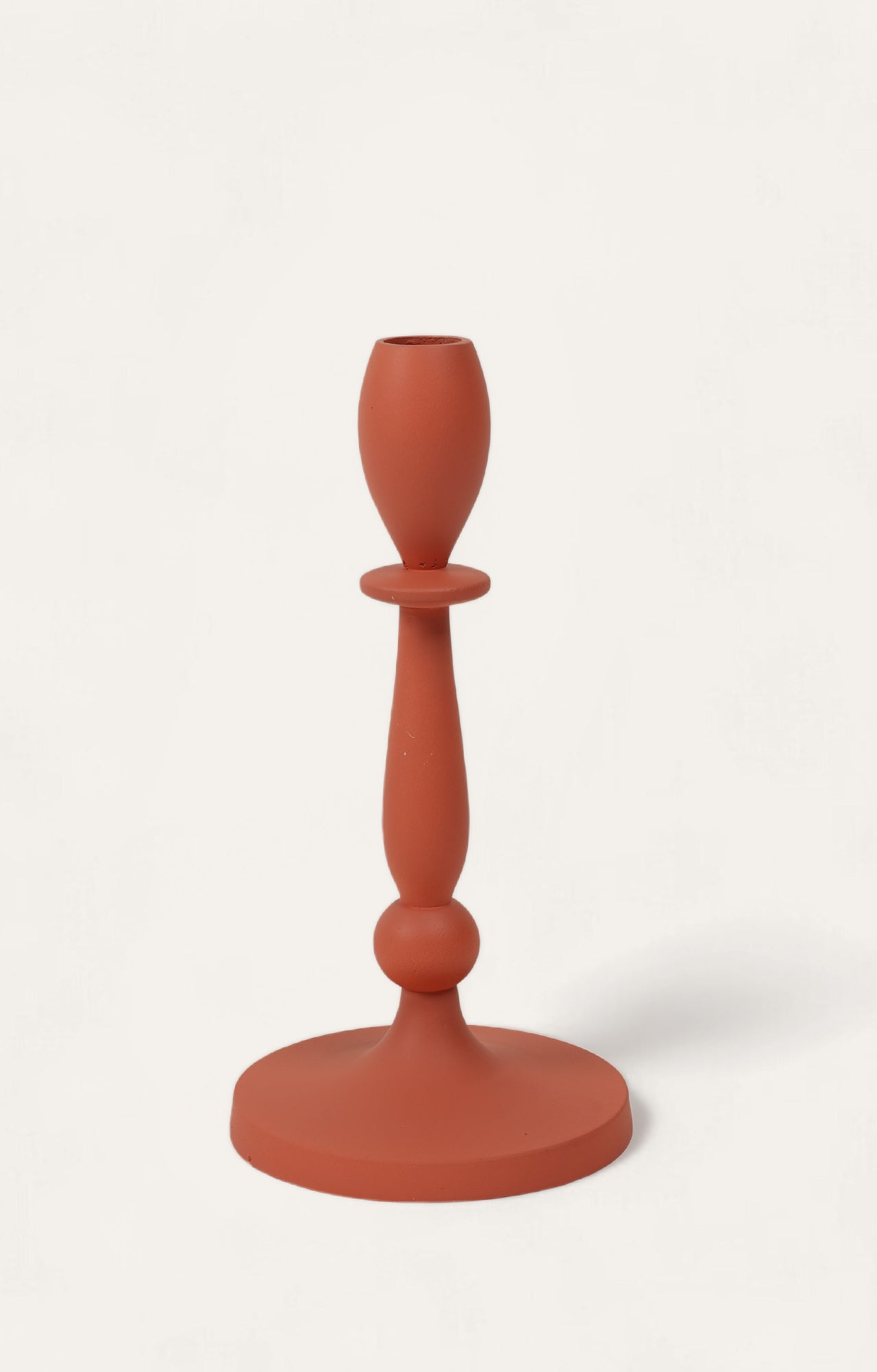 A Blaze of Elegance: The Vibrant Allure of the Vermilion Red Tapered Candle Stand