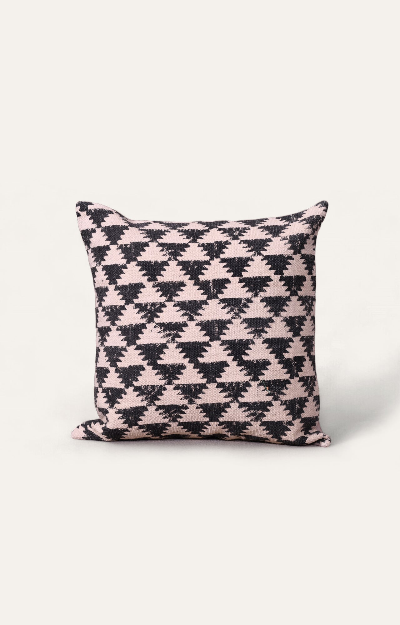 Classic Black and White Houndstooth Cushion