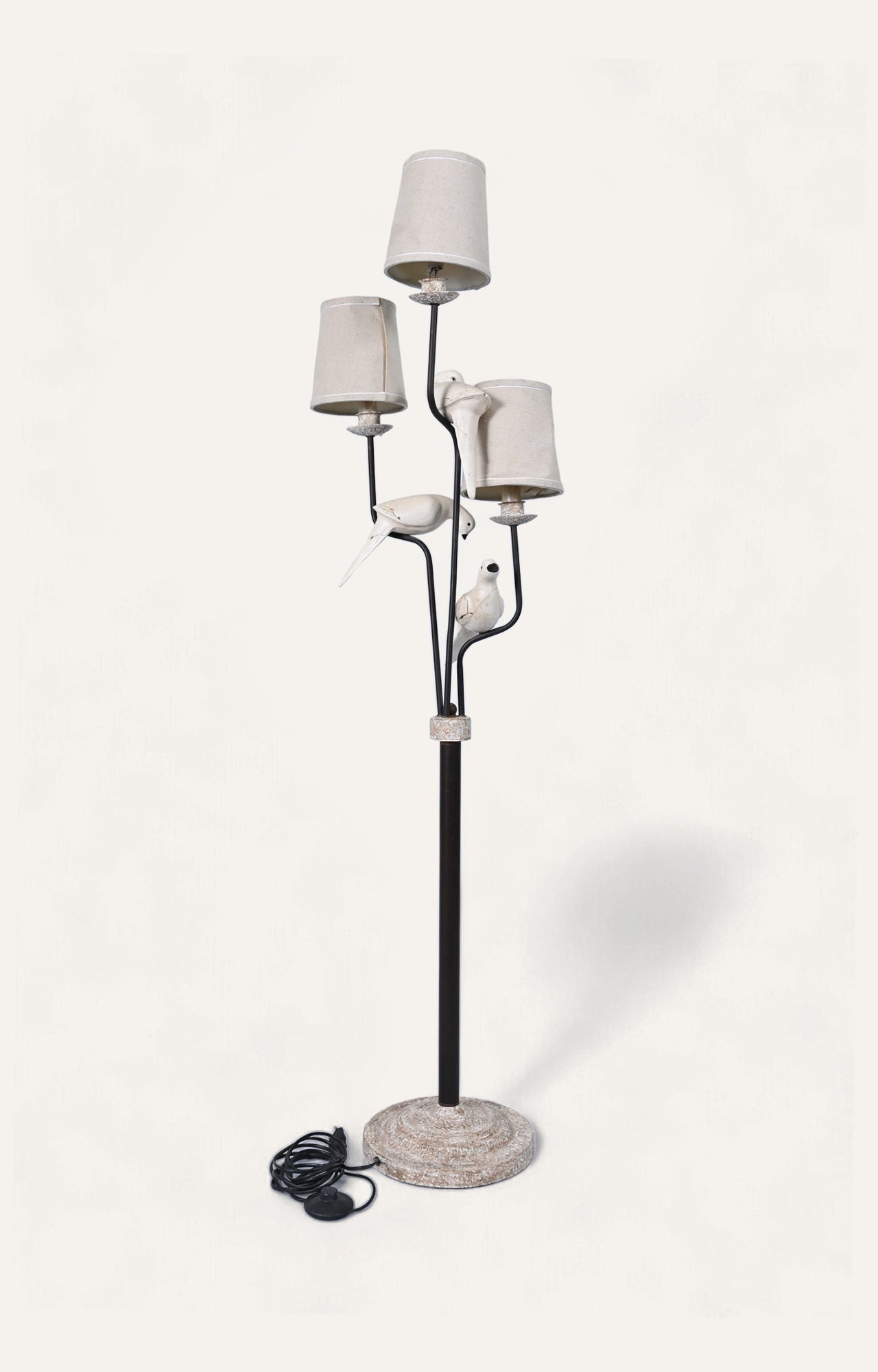 Bird trio floor lamp