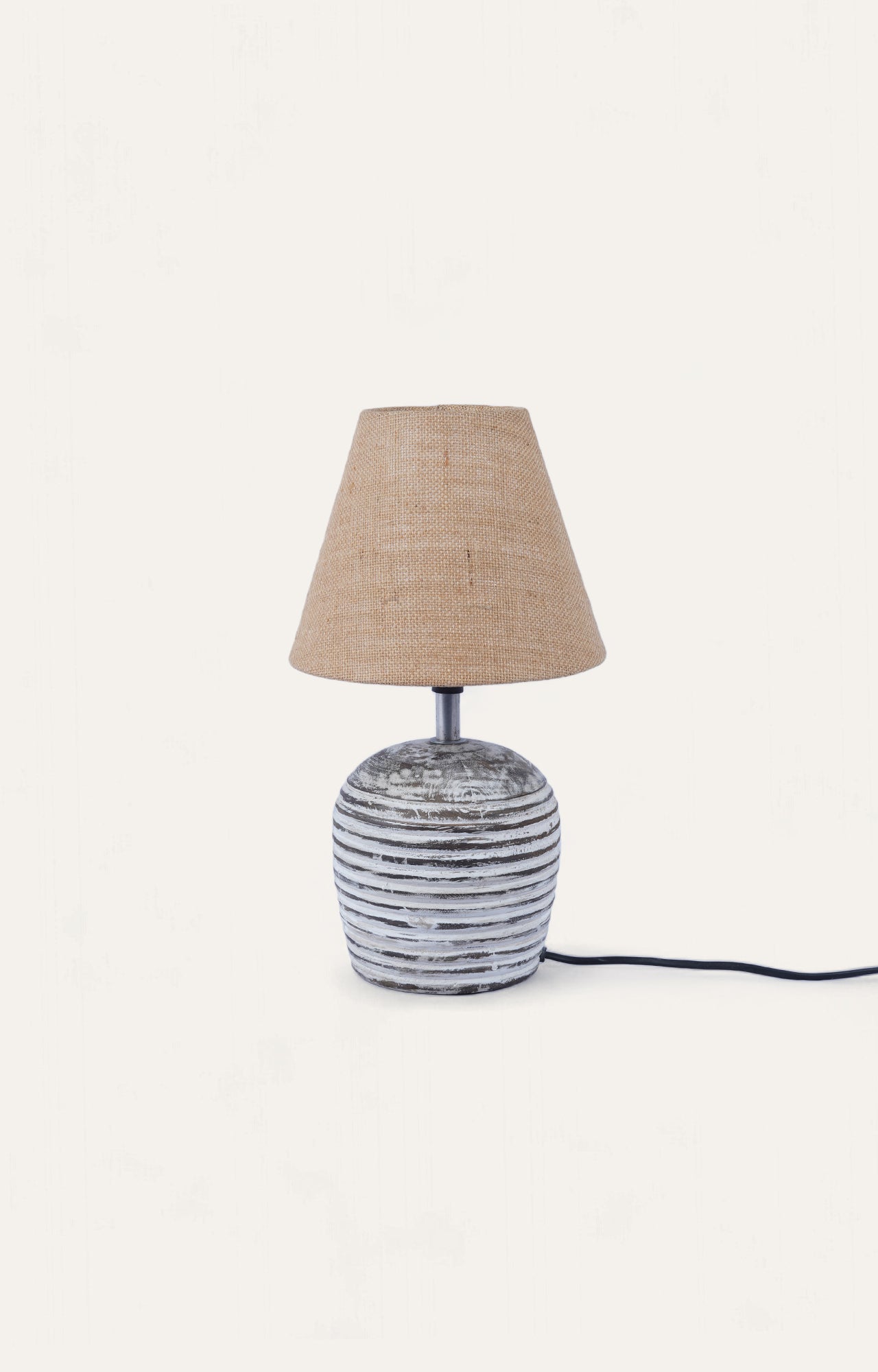 Spiral stumb table lamp