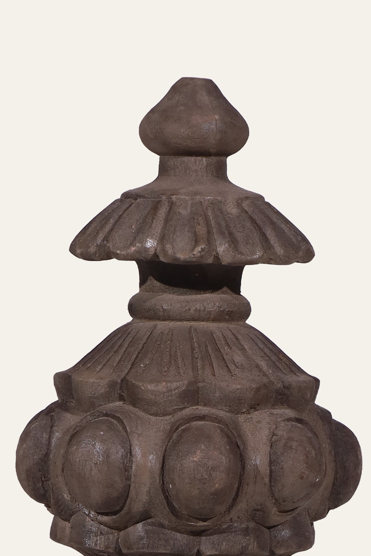 Temple Finial Fragment on Metal Stand