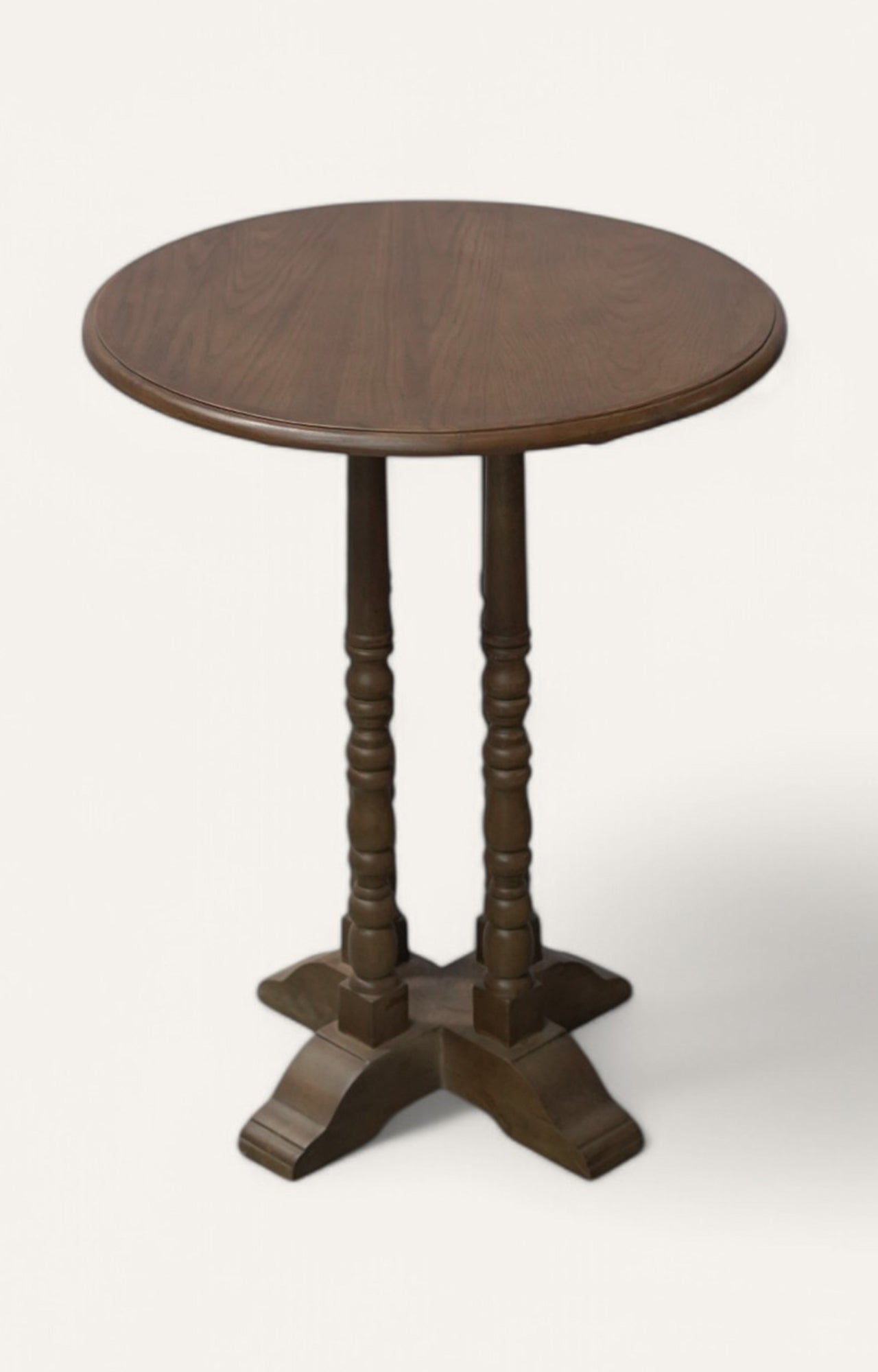 Tri spindle side table