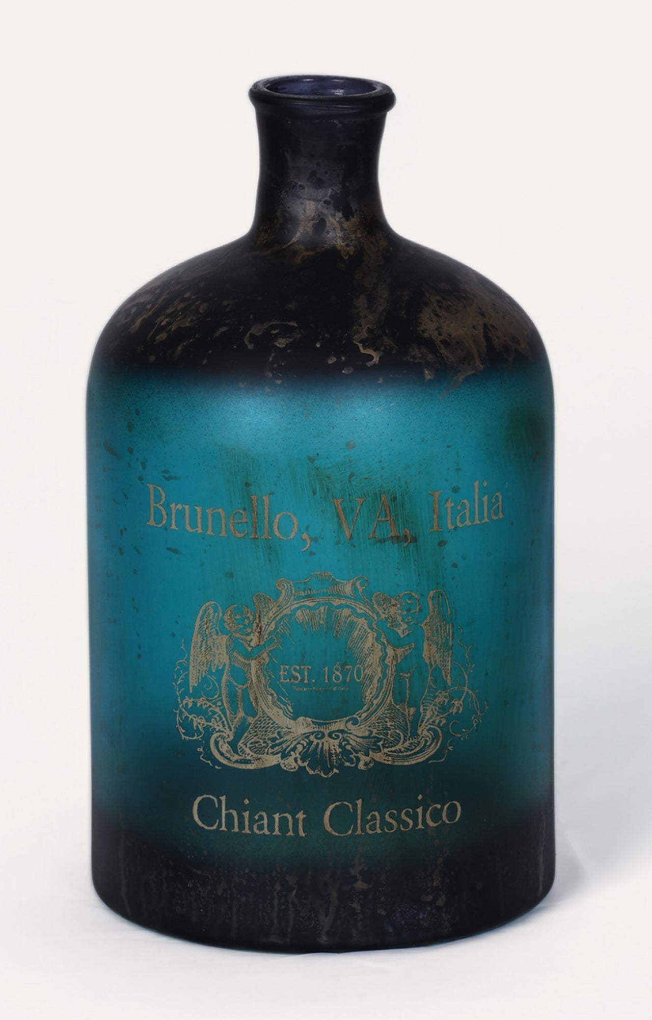 Chianti Classico Colored Glass Vase/Glass bottle