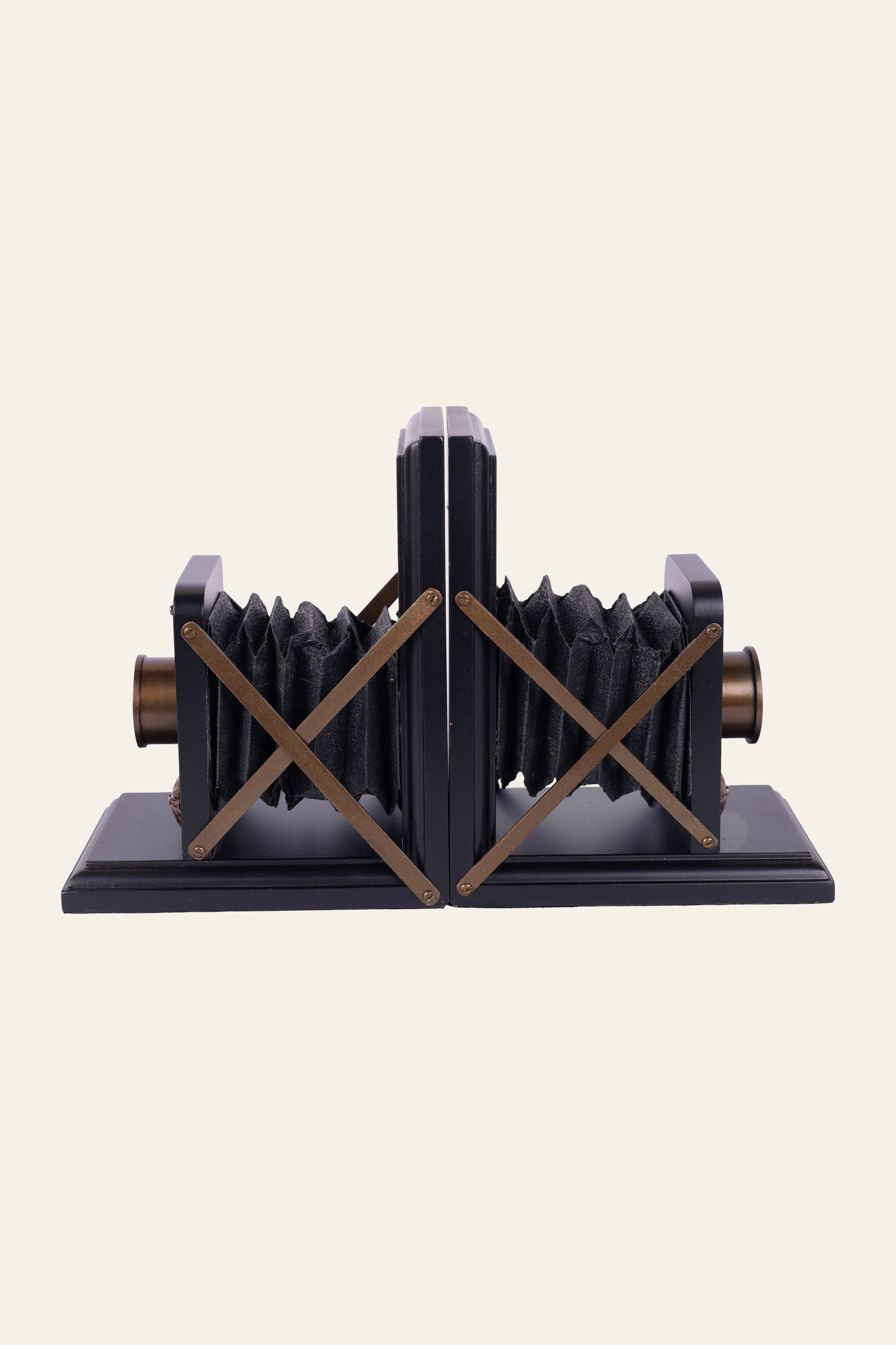 Bellows Camera Bookends Set of 2