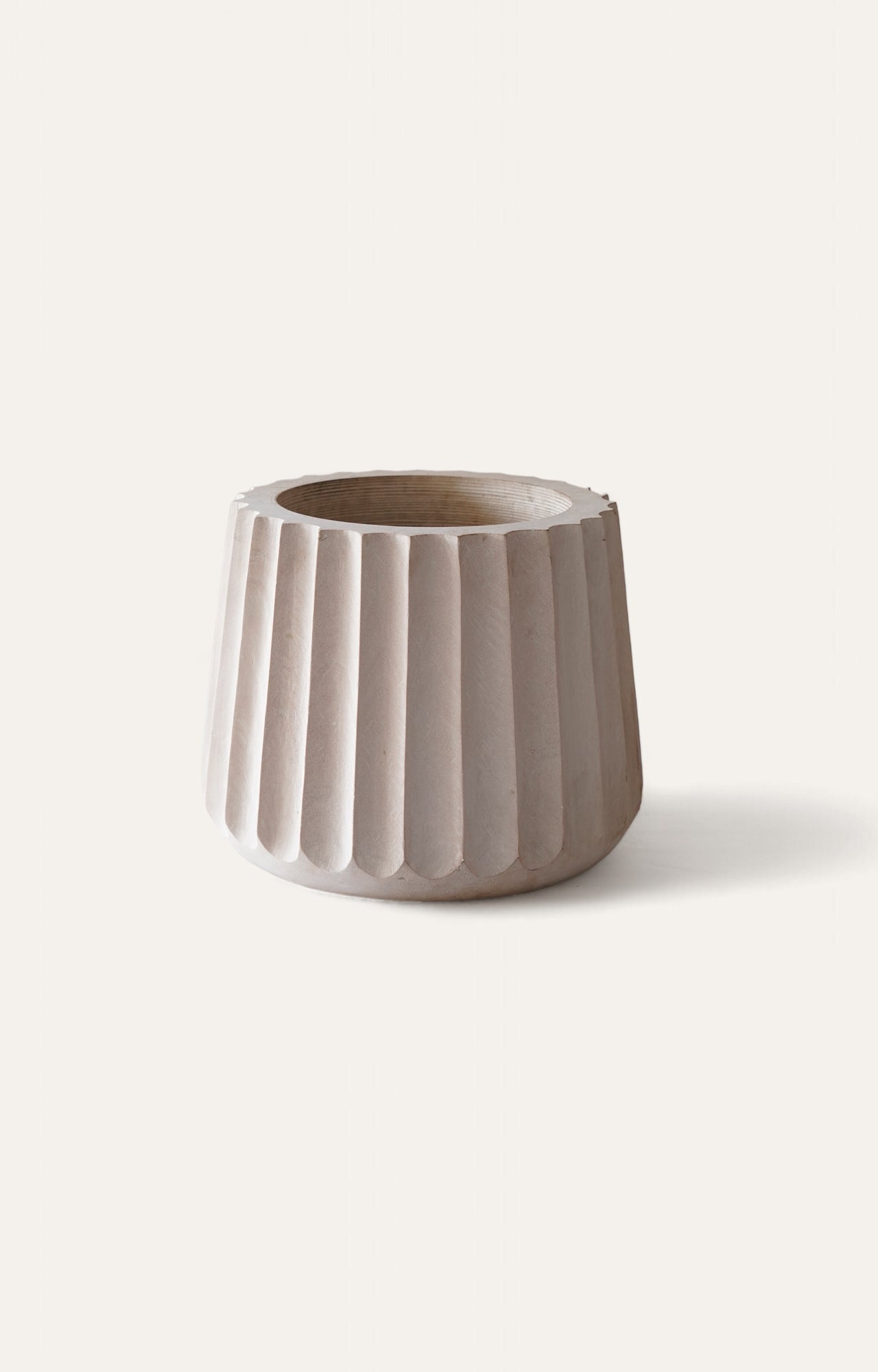 Fluted Pattern Planter